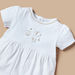Giggles Butterfly Applique Detail Romper with Snap Button Closure-Rompers%2C Dungarees and Jumpsuits-thumbnail-1