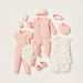 Juniors Embroidered Sleepsuit with Long Sleeves and Button Closure-Sleepsuits-thumbnailMobile-4