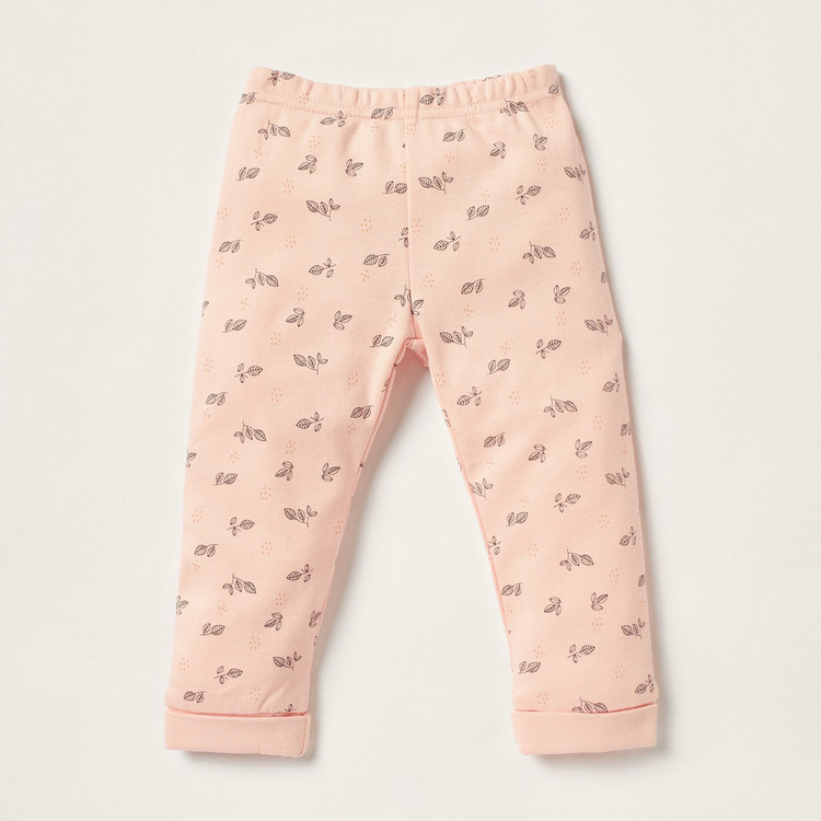 Juniors Printed Pyjama with Elasticated Waistband
