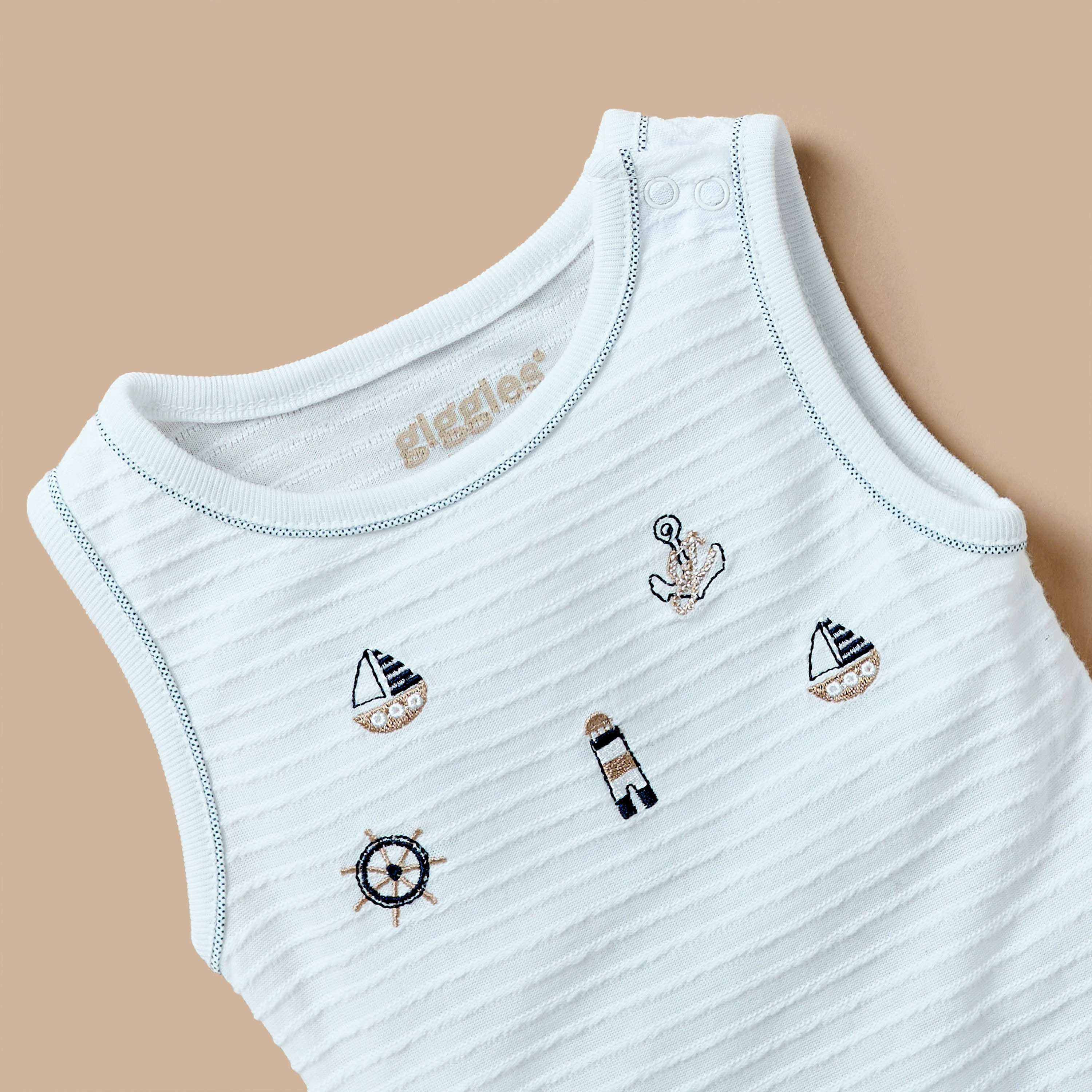 بودي سوت مطرز دون أكمام بأزرار إغلاق من جيجلز-baby-boys-clothing-bodysuits-image-3
