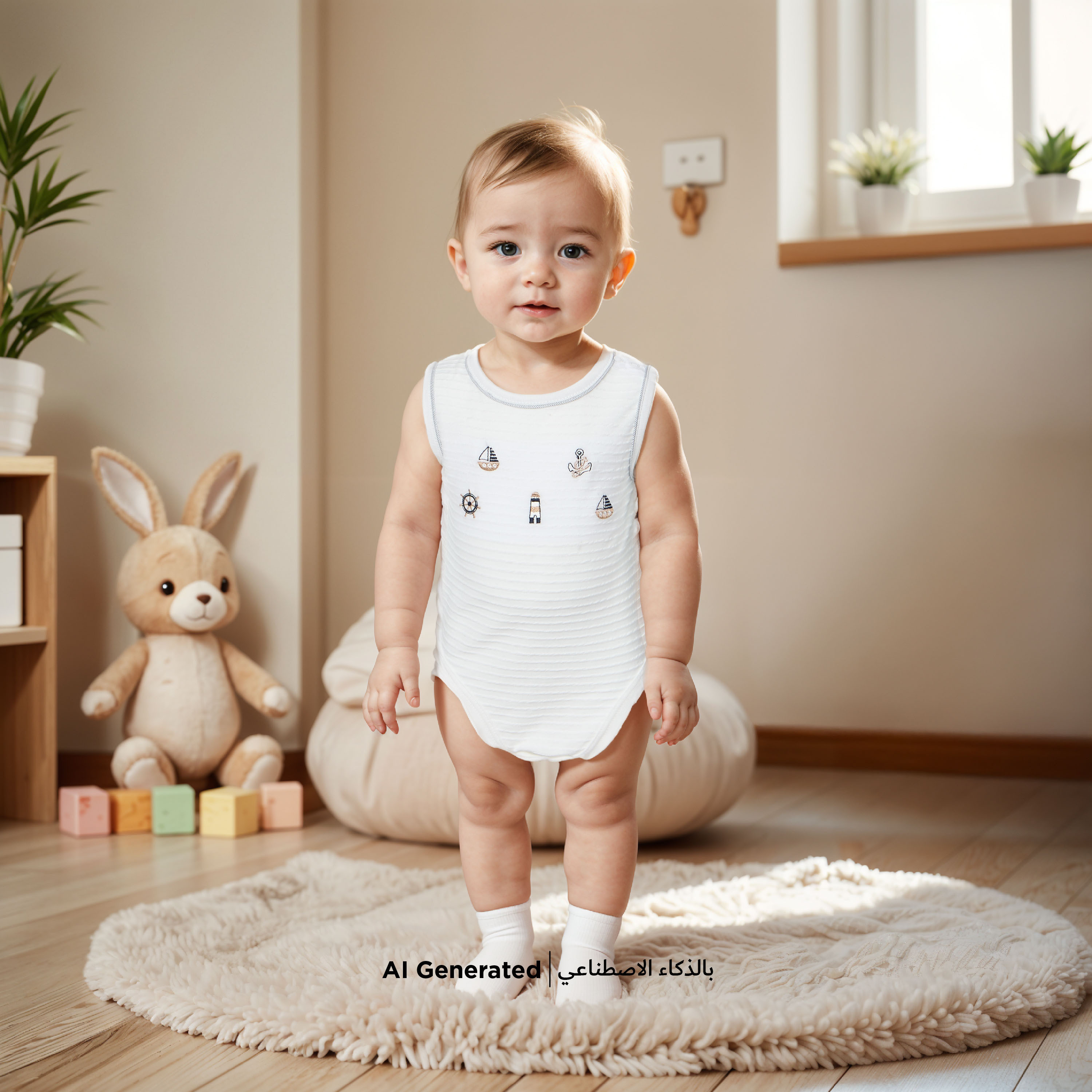 بودي سوت مطرز دون أكمام بأزرار إغلاق من جيجلز-baby-boys-clothing-bodysuits-image-6
