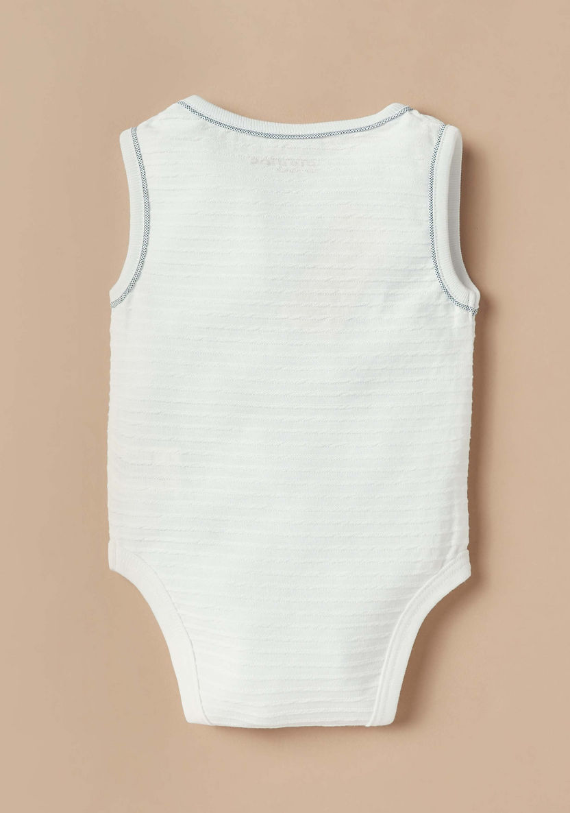 Giggles Nautical Embroidered Sleeveless Bodysuit with Button Closure-Bodysuits-image-3