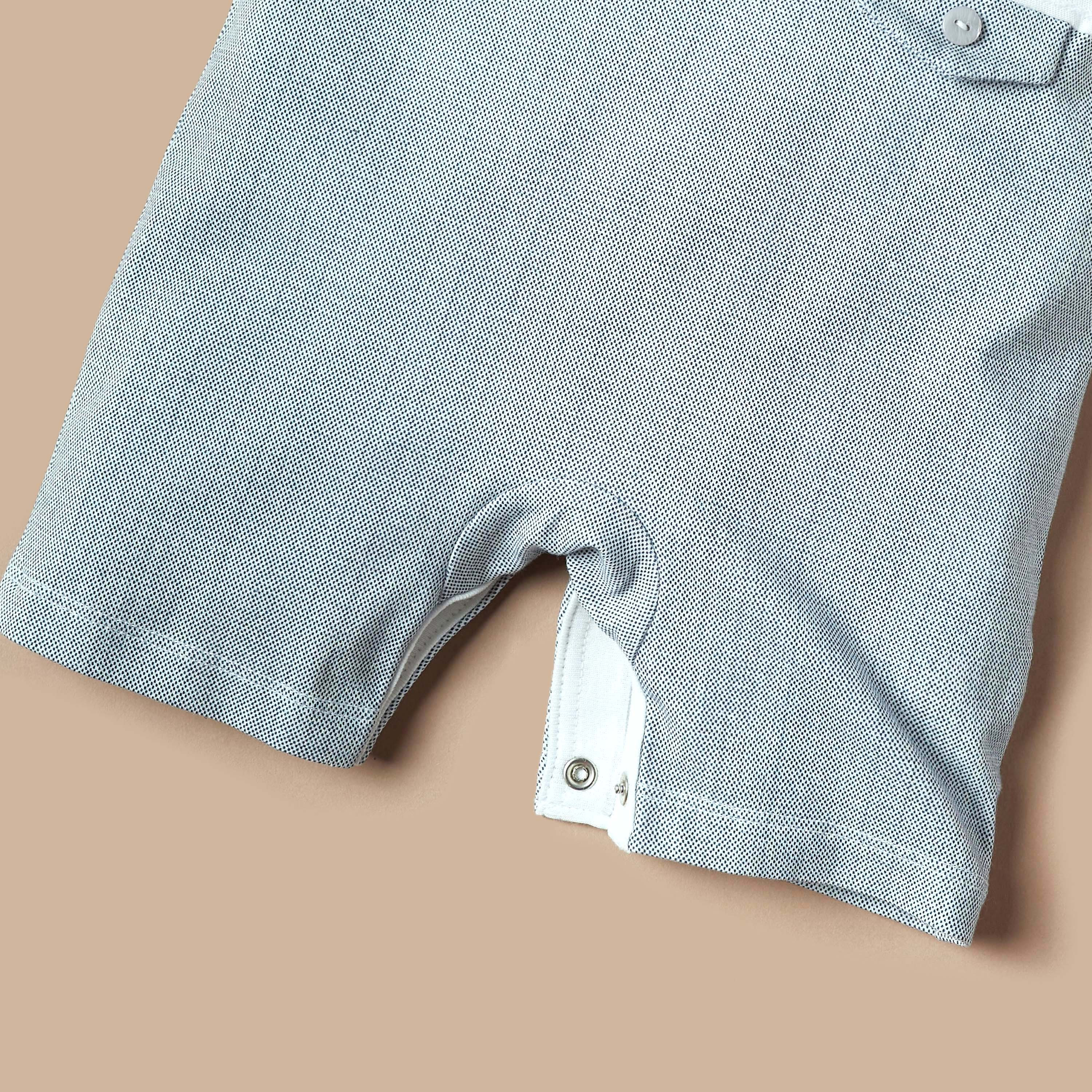 أفرول مطرز بأكمام قصيرة وأزرار إغلاق من جيجلز-baby-boys-clothing-rompers-image-3