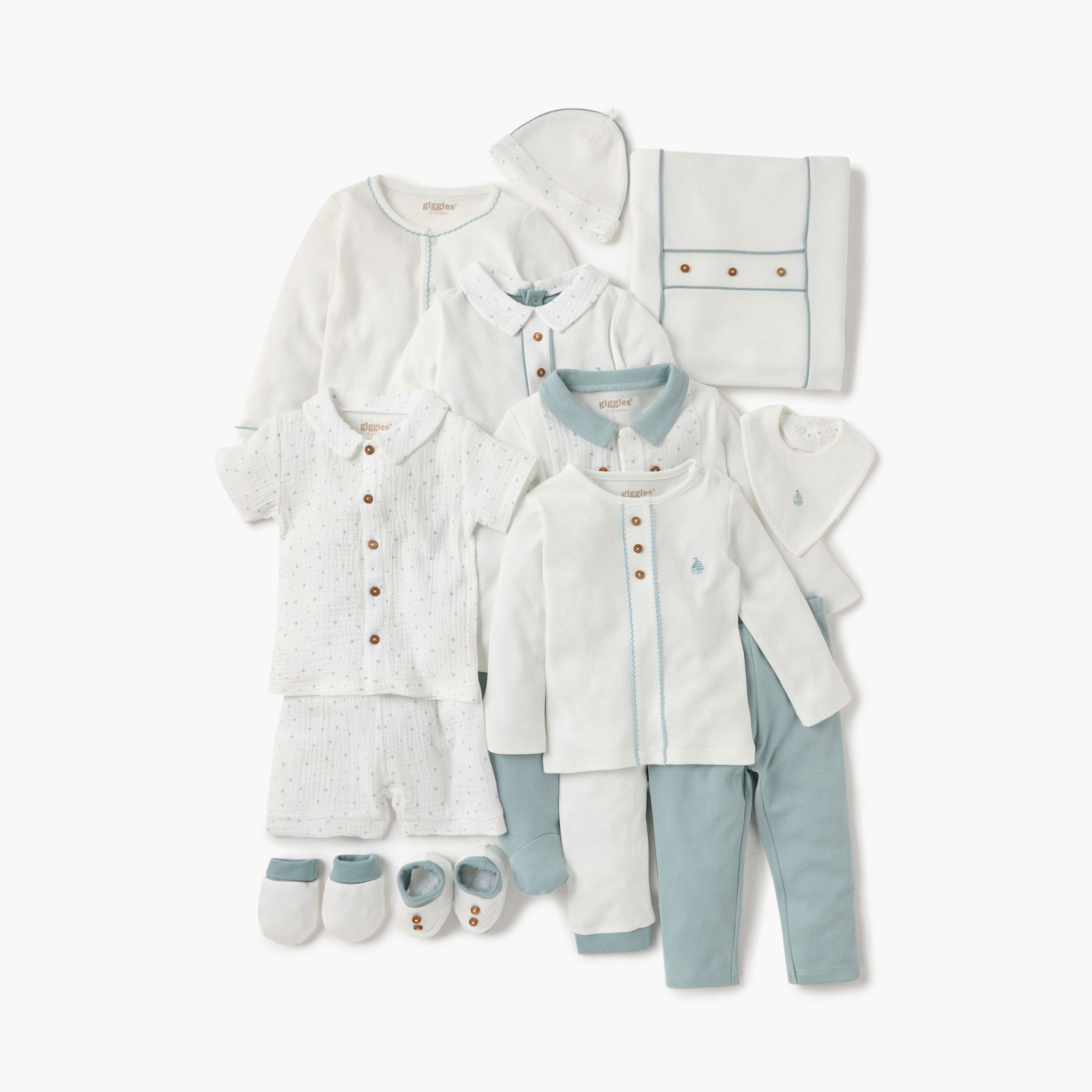 بدلة نوم مغلقة القدمين مطرّزة بأزرار إغلاق من جيجلز-baby-boys-clothing-nightwear-sleepsuits-image-5