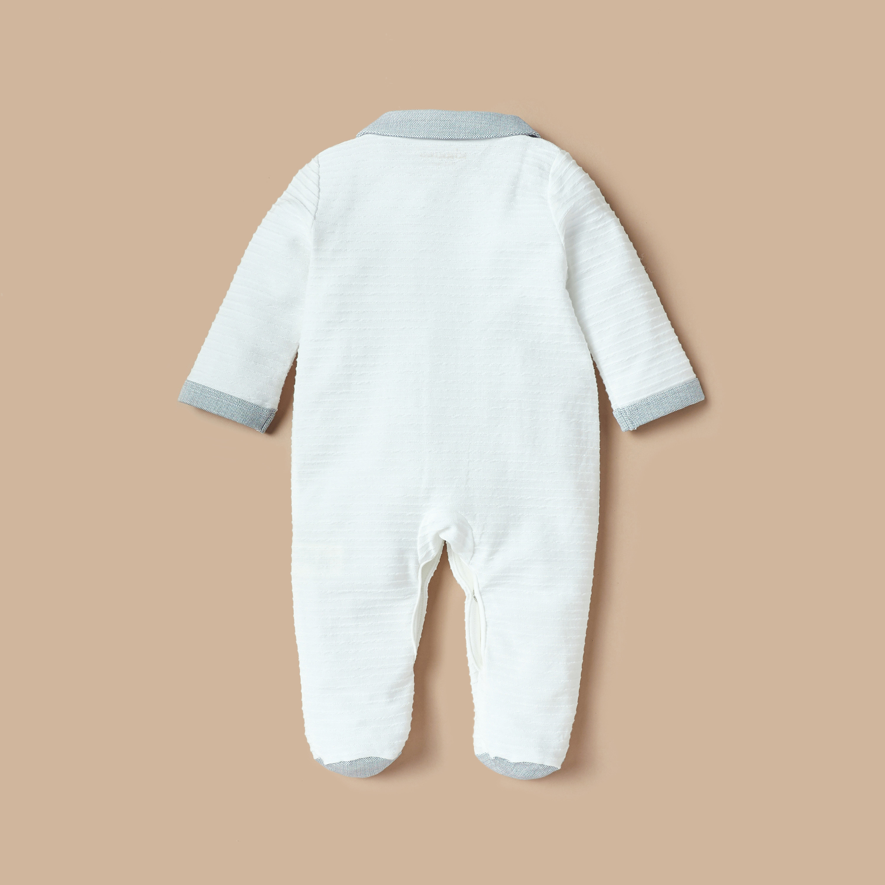 Giggles Embroidered Closed Feet Sleepsuit-baby-boys-clothing-nightwear-sleepsuits-image-4