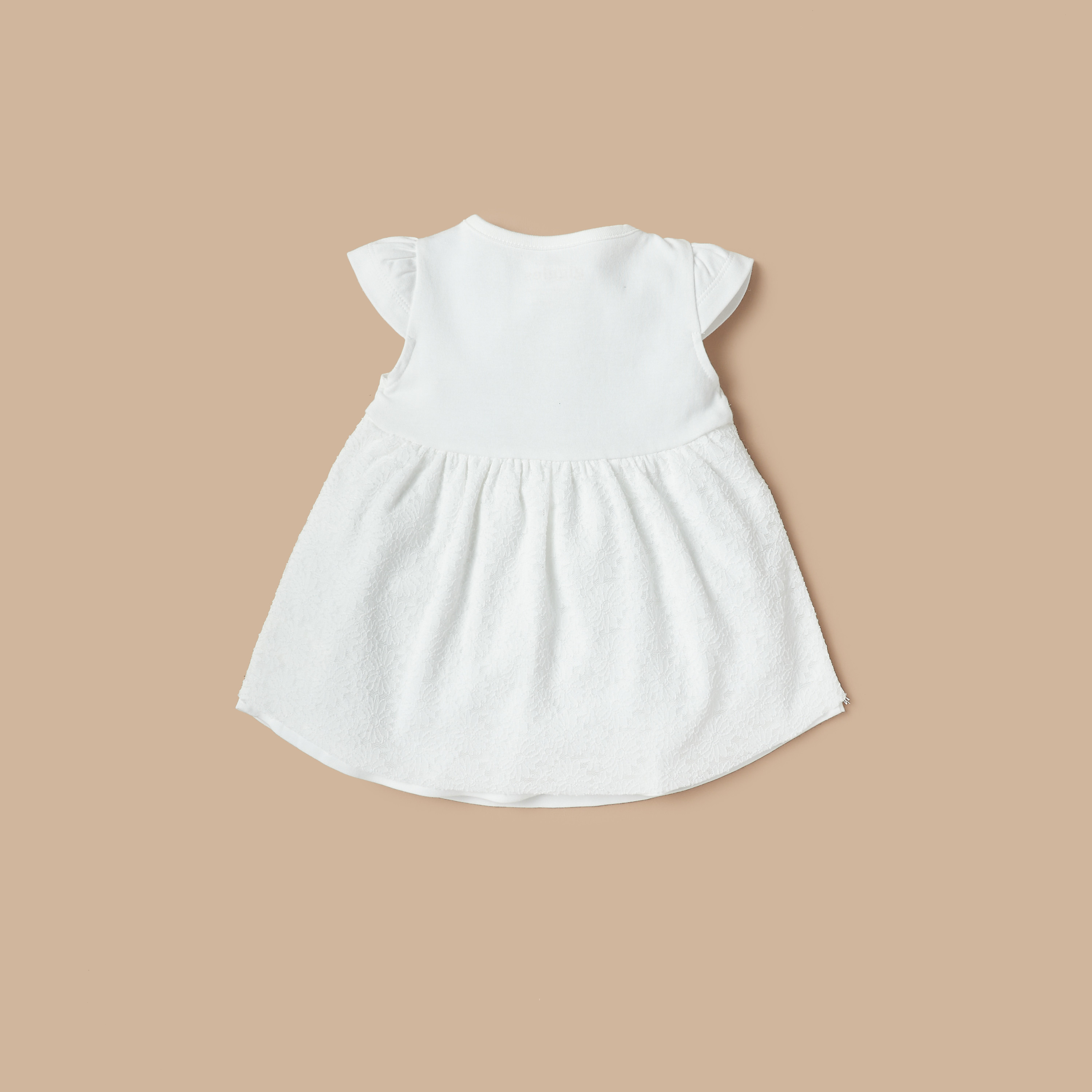Giggles Floral Applique Dress with Cap Sleeves-baby-girls-clothing-dressesandjumpsuits-image-4
