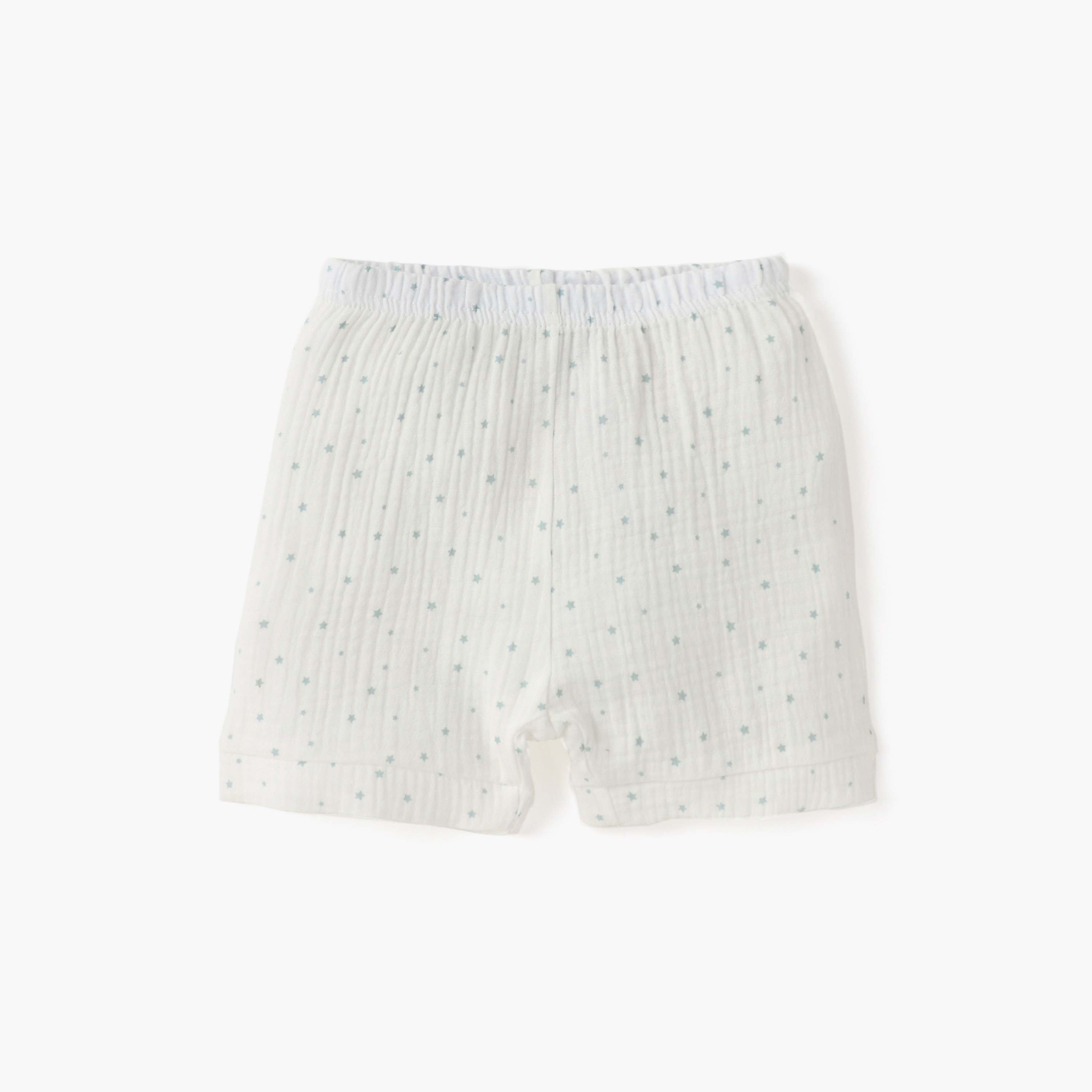 Giggles Star Print Shirt and Shorts Set-baby-boys-clothing-bottoms-shorts-image-3