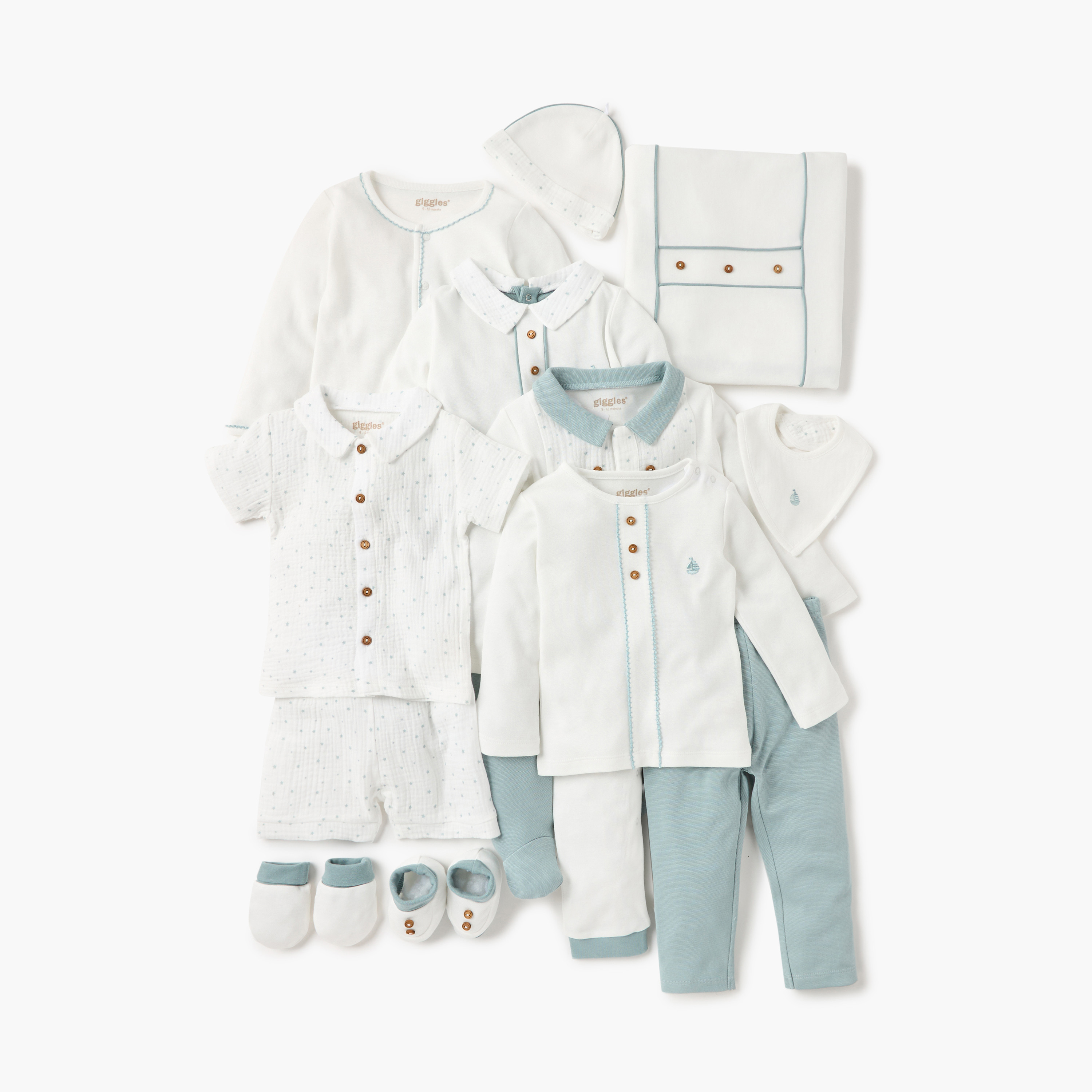 Giggles Star Print Shirt and Shorts Set-baby-boys-clothing-bottoms-shorts-image-5