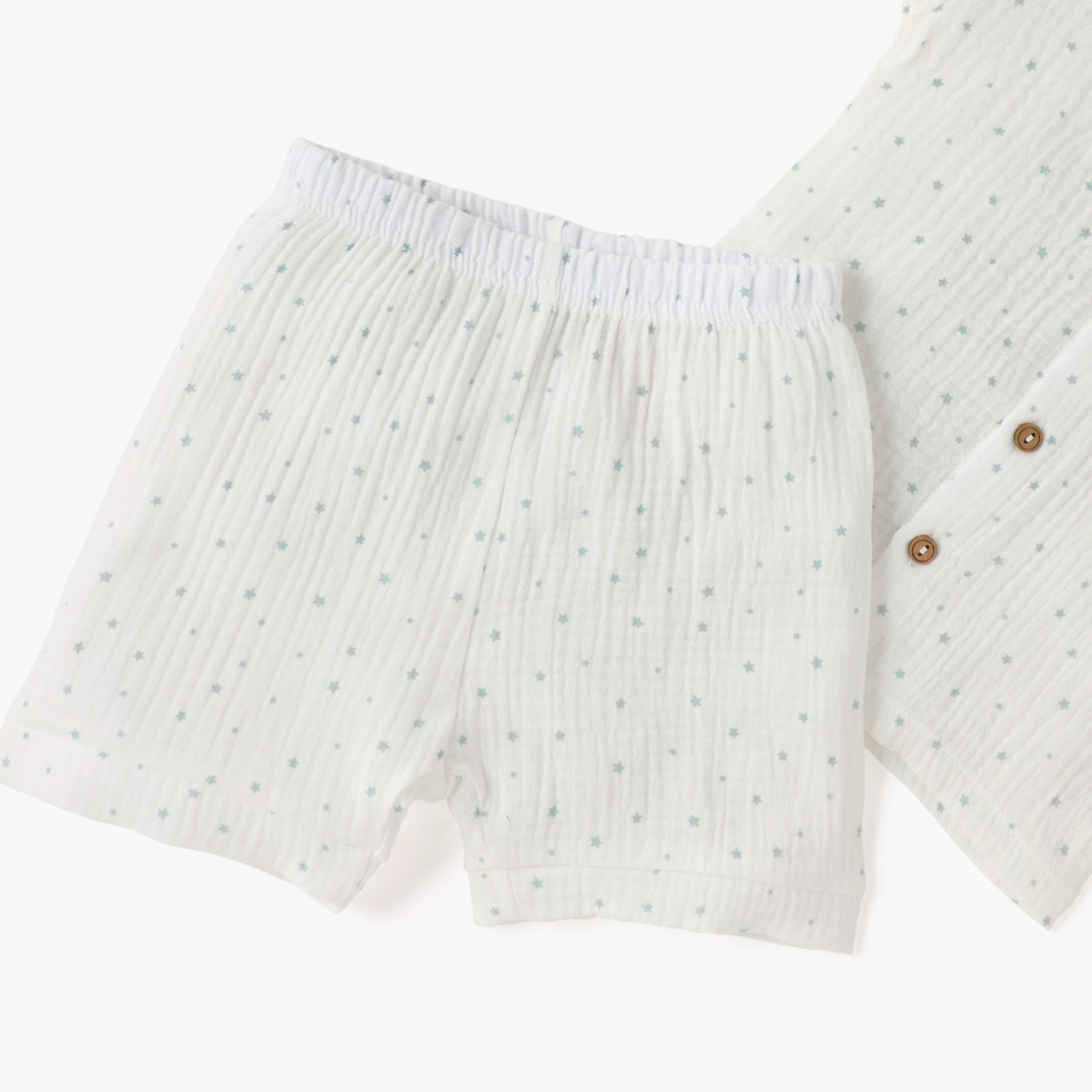 Giggles Star Print Shirt and Shorts Set-baby-boys-clothing-bottoms-shorts-image-6