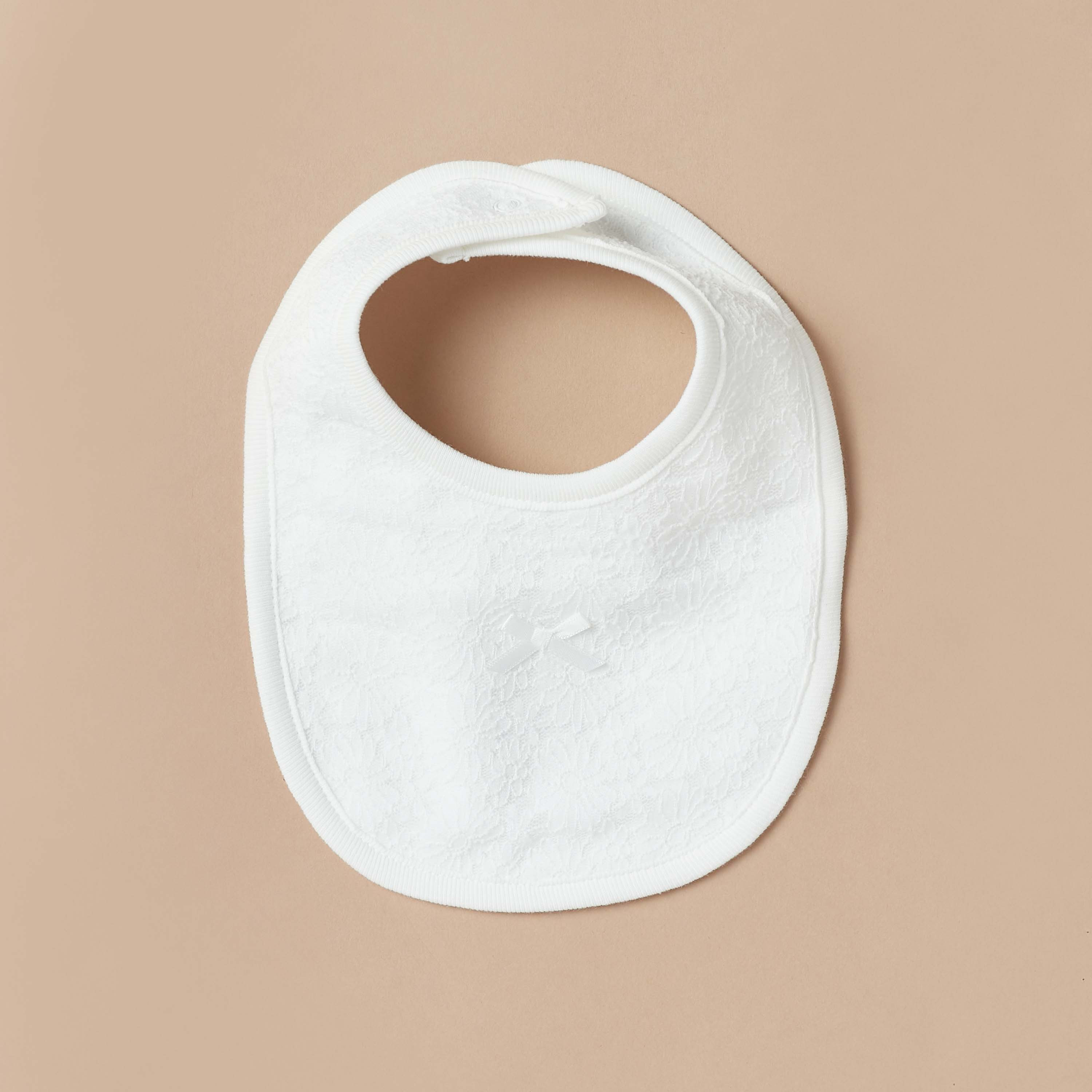 Giggles Textured Bib with Button Closure-baby-feeding-bibs-image-4