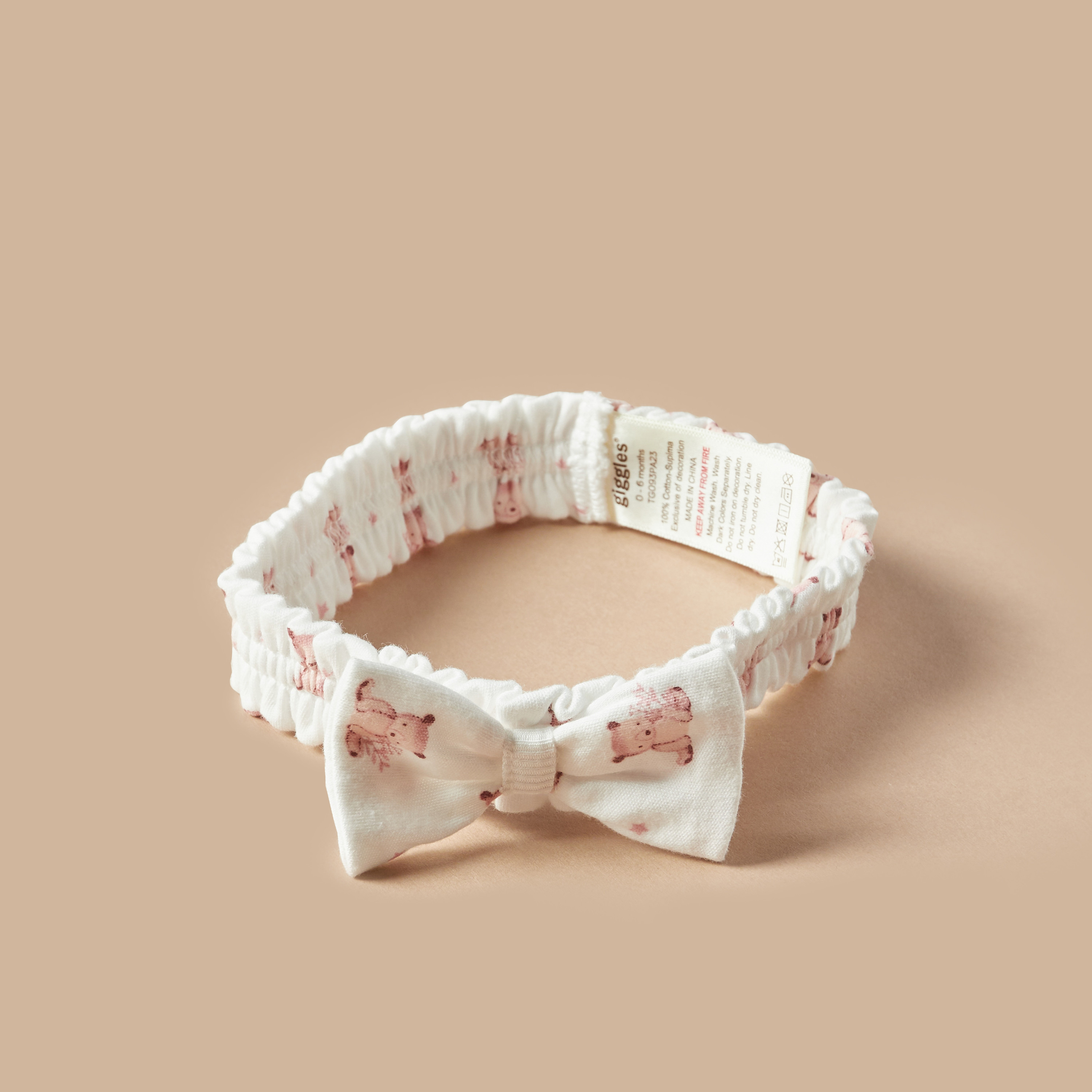 Giggles Teddy Bear Print Headband with Bow-promo_babyshop_Buy3for1_OMN230426-image-3