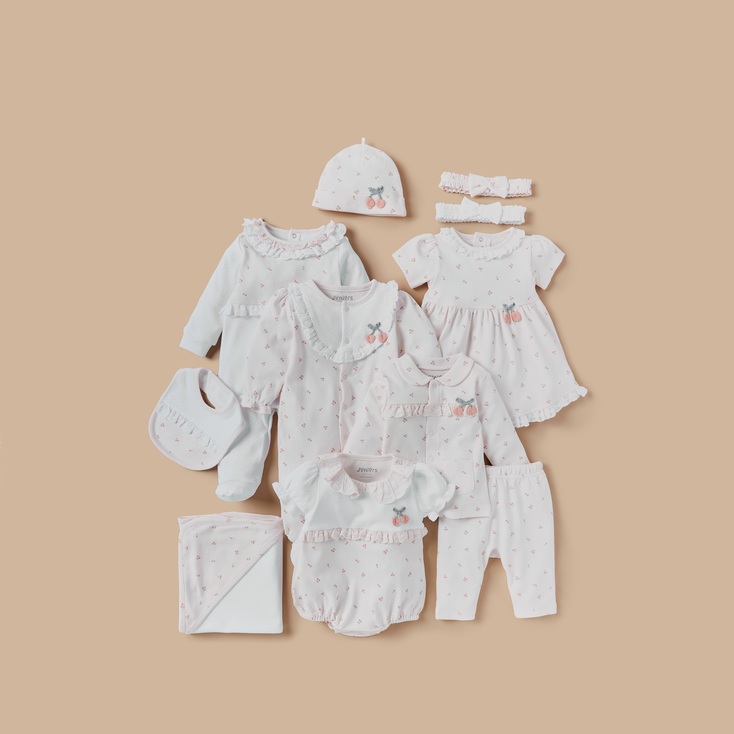 طقم بنطلون بيجاما وتيشيرت بطبعات كرز من جونيورز-baby-girls-clothing-nightwear-pyjamasets-image-7