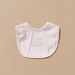 Giggles Bow Detail Bib with Snap Button Closure-Bibs and Burp Cloths-thumbnail-0