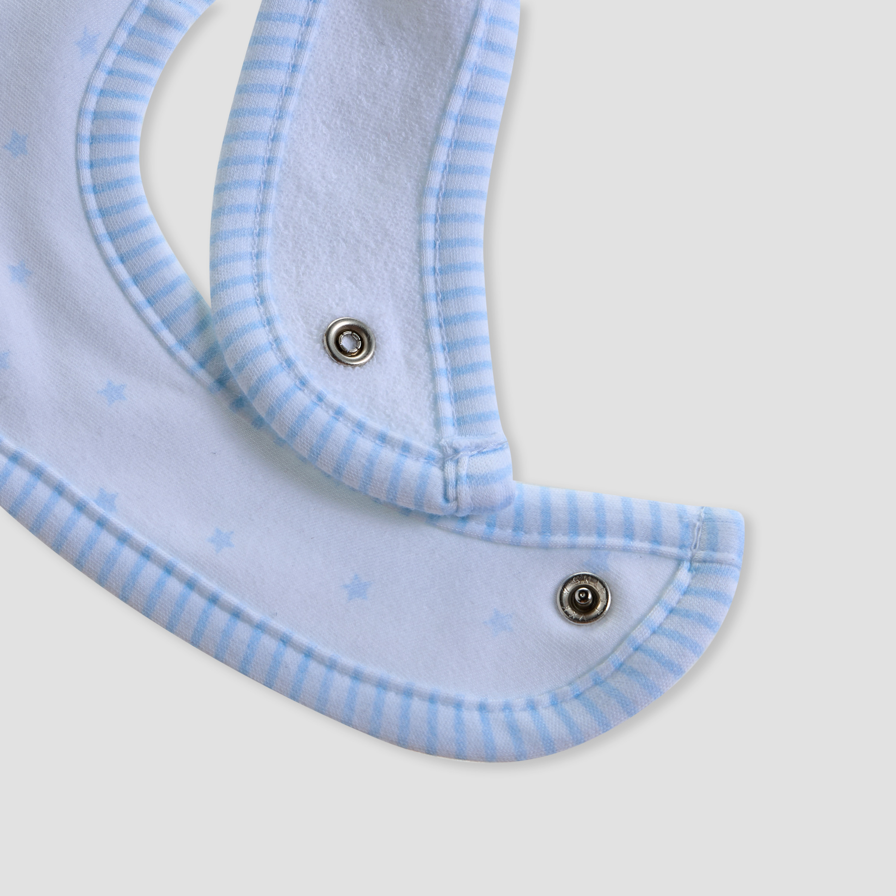 Giggles Printed Bib with Button Closure - Set of 2-baby-feeding-bibs-image-6