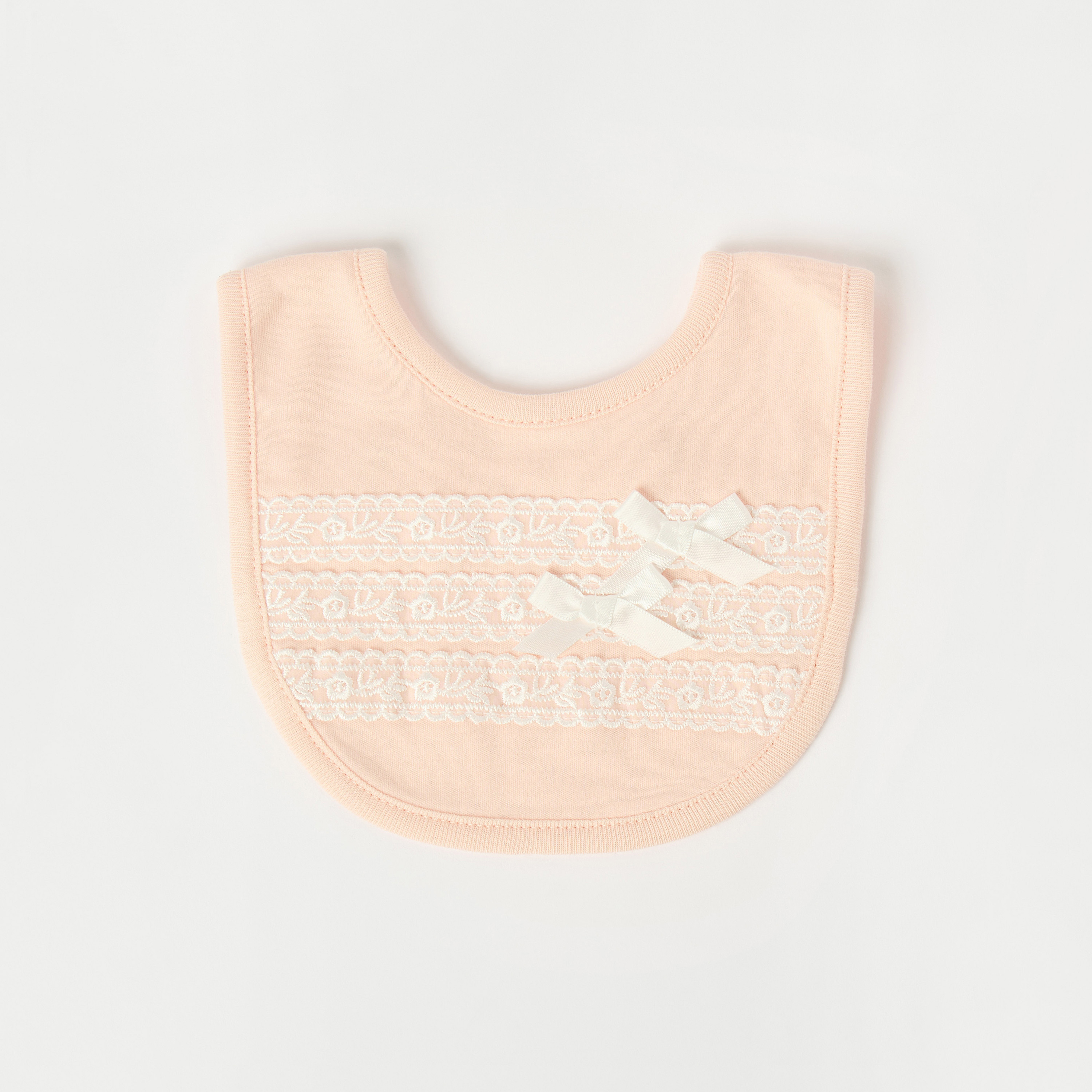 Shop Giggles Embroidered Muslin Bib with Snap Button Closure Online Mothercare Bahrain