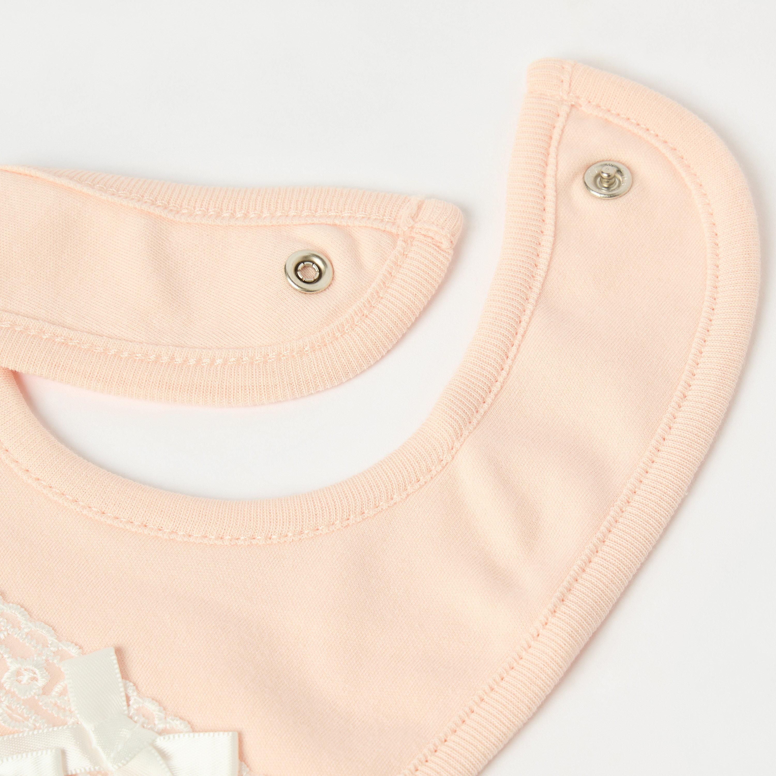 Giggles Embroidered Muslin Bib with Snap Button Closure-baby-feeding-bibs-image-4
