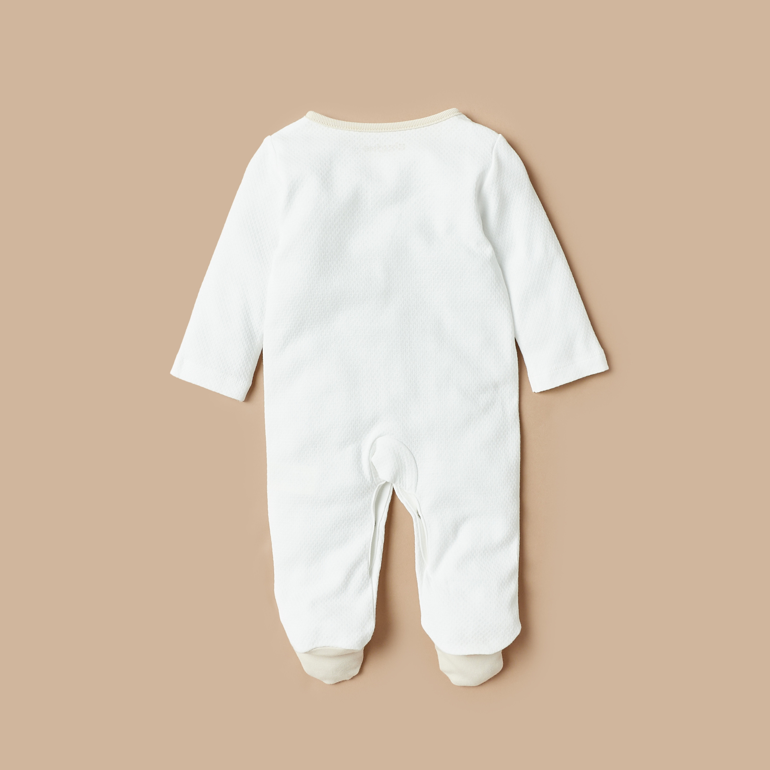 بدلة نوم مطرّزة بأقدام مغلقة وأكمام طويلة من جيجلز-baby-boys-clothing-nightwear-sleepsuits-image-2
