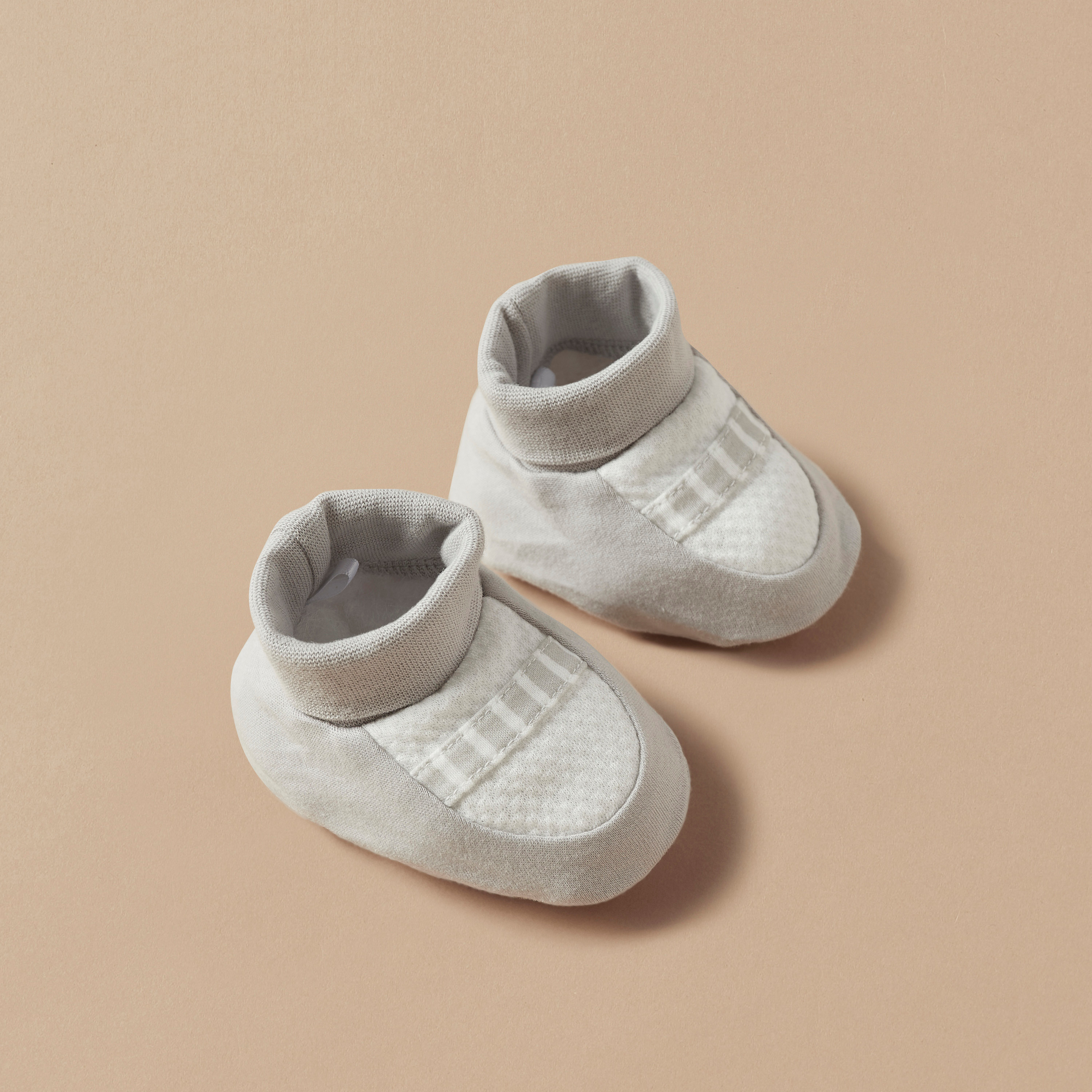 Giggles Textured Booties-baby-boys-shoes-booties-image-2