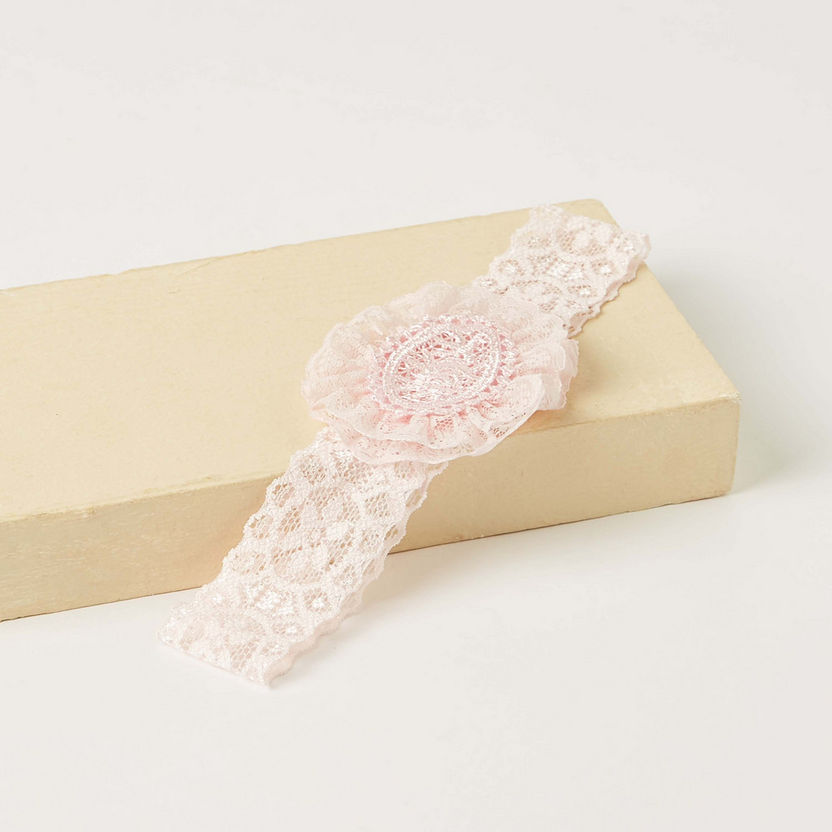 Giggles Textured Lace Headband-Hair Accessories-image-1