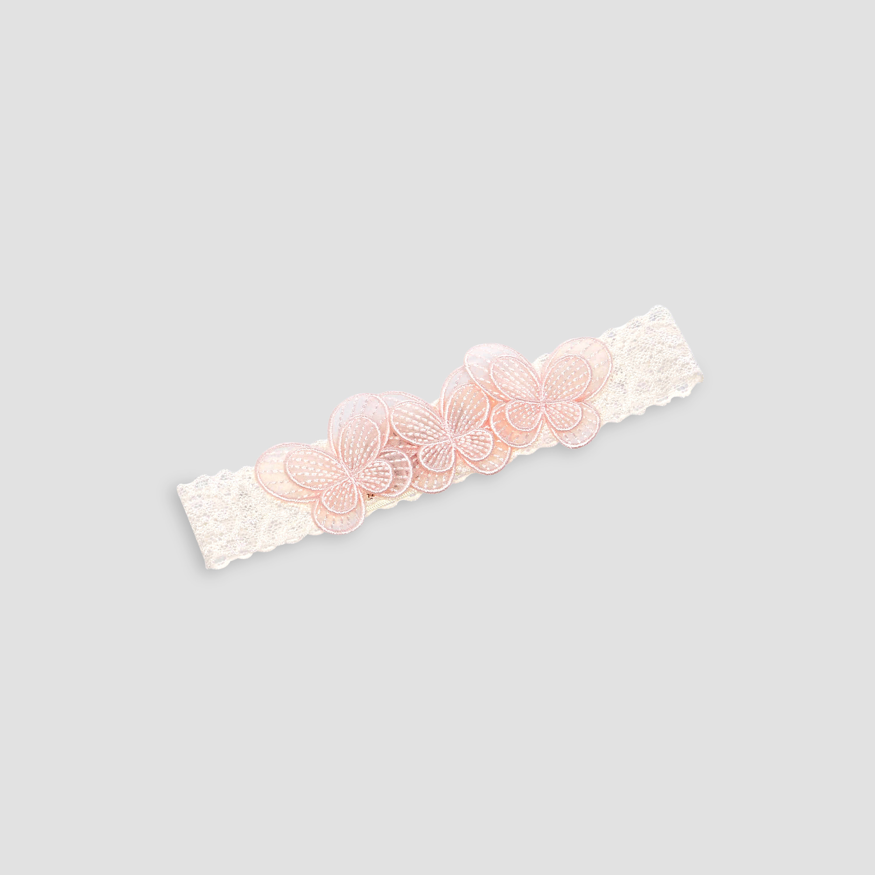 Giggles Girls Headband with Butterfly Lace - Nylon Blend-baby-girls-accessories-hairaccessories-image-1