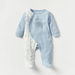 Juniors Elephant Print Sleepsuit with Long Sleeves and Snap Button Closure-Sleepsuits-thumbnail-0