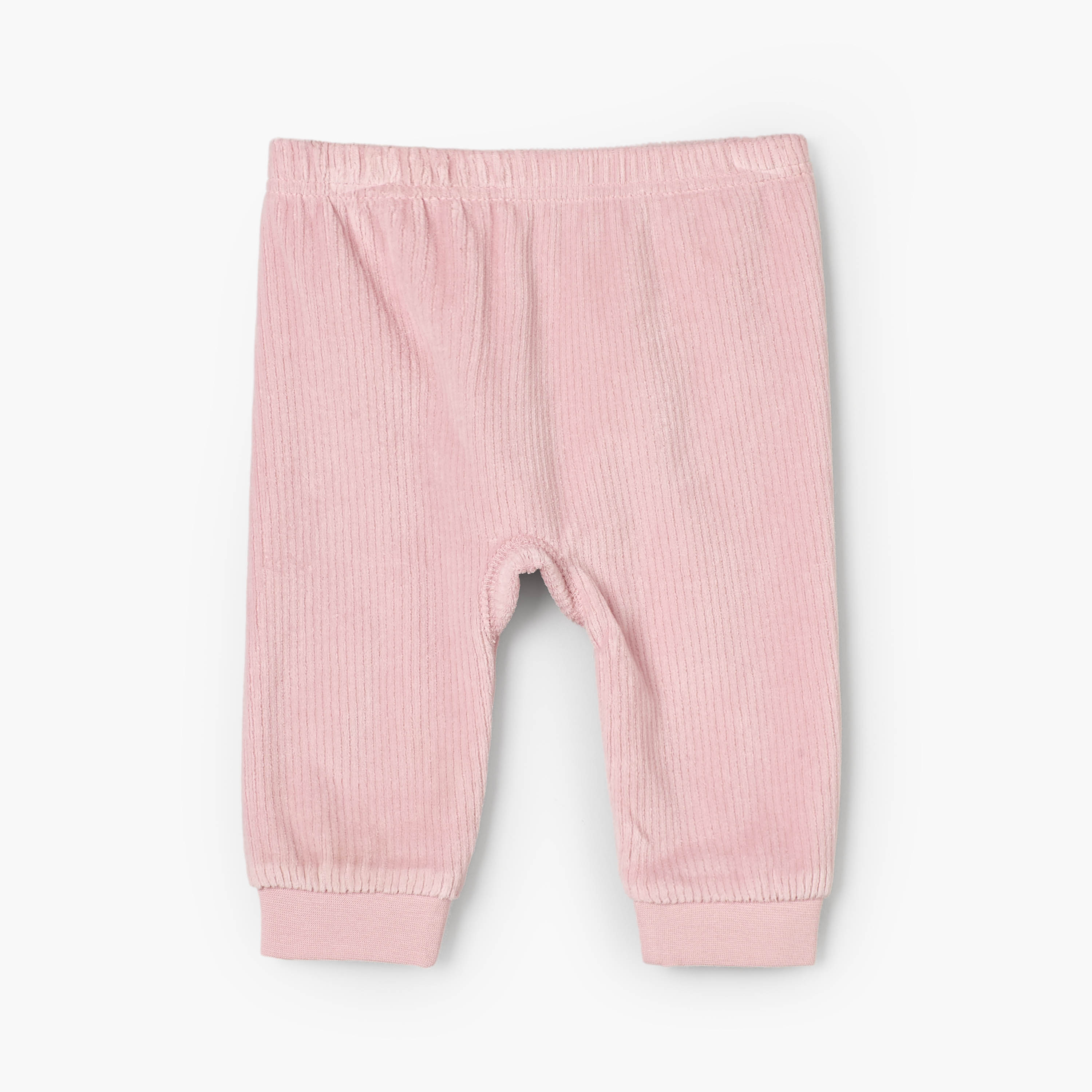 طقم بيجاما قطيفة بأكمام طويلة وبياقة مستديرة وبزخارف ثعلب من جونيورز-baby-girls-clothing-winterwear-pyjamasets-image-4