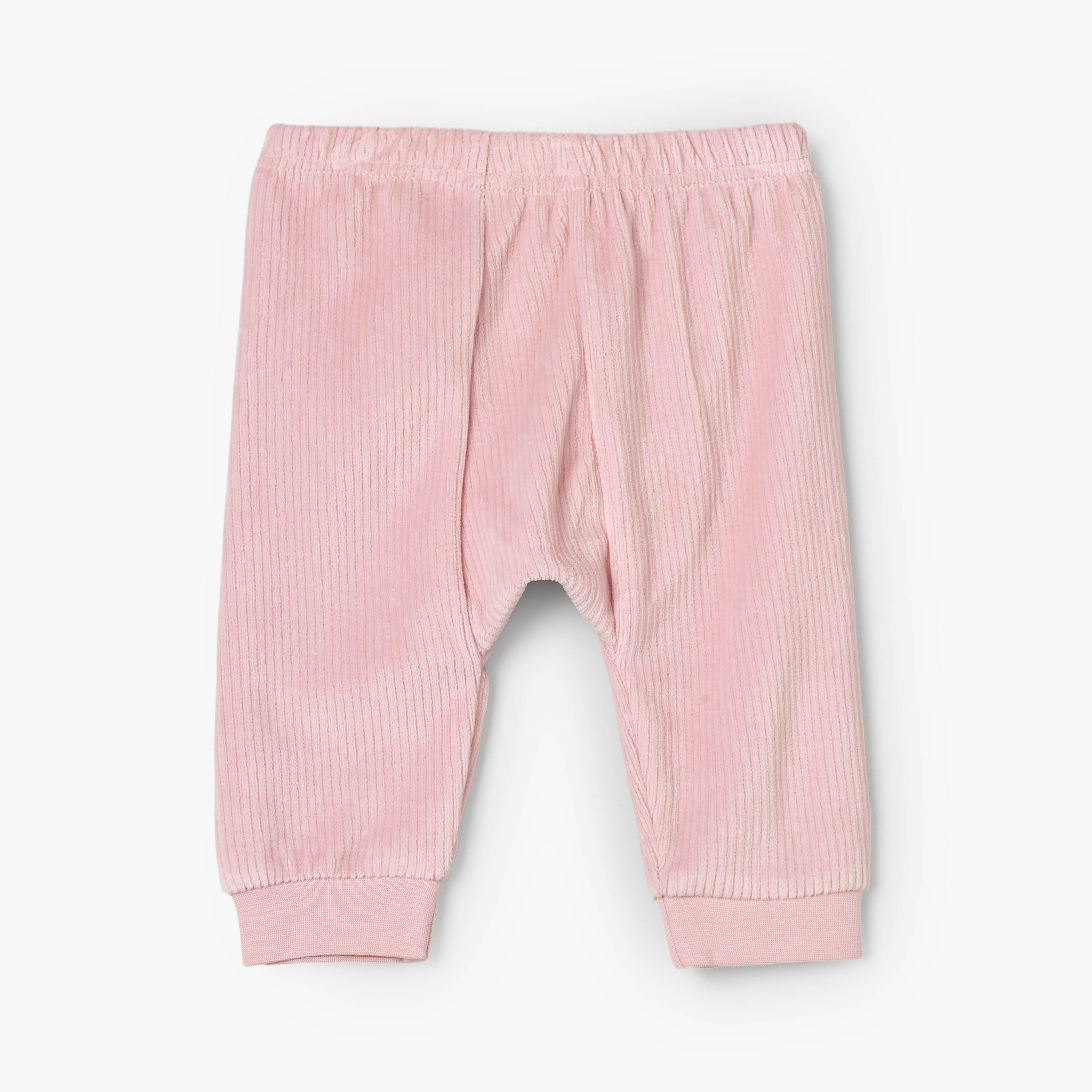 طقم بيجاما قطيفة بأكمام طويلة وبياقة مستديرة وبزخارف ثعلب من جونيورز-baby-girls-clothing-winterwear-pyjamasets-image-6