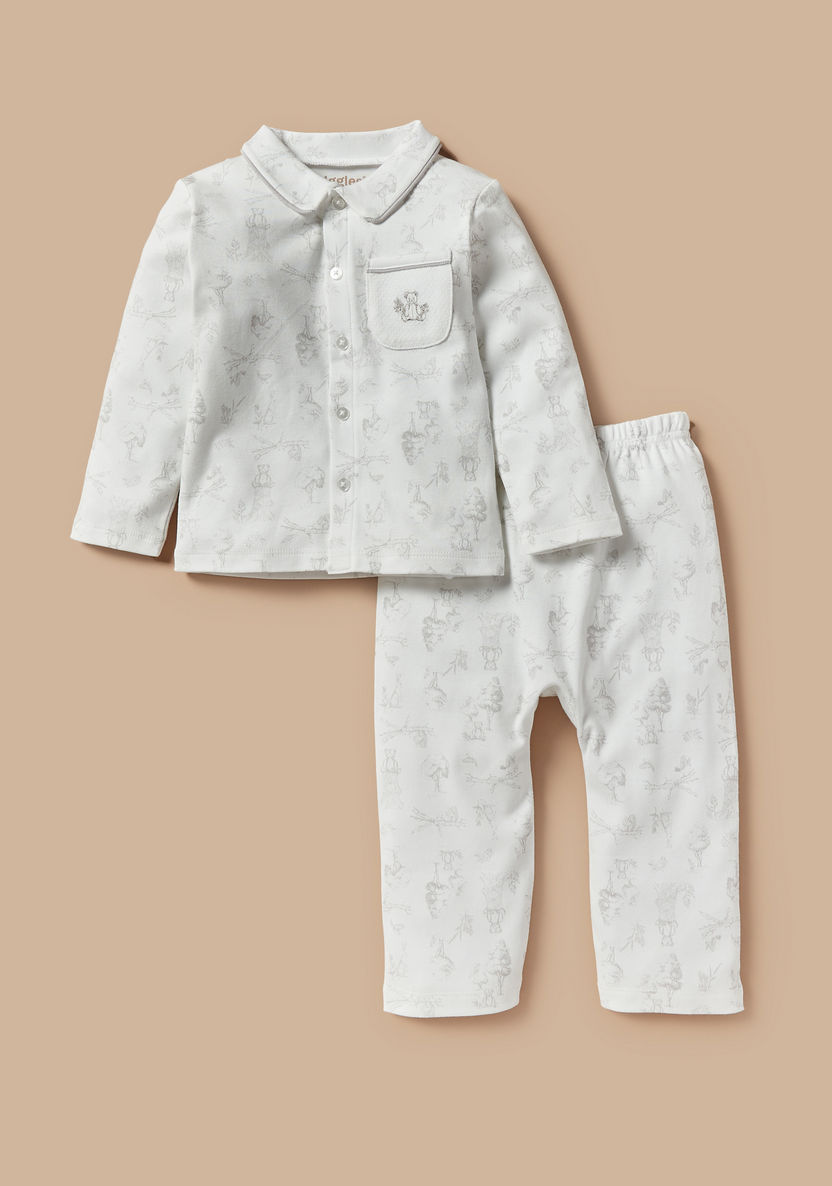 Giggles All-Over Print Shirt and Pyjama Set-Pyjama Sets-image-0