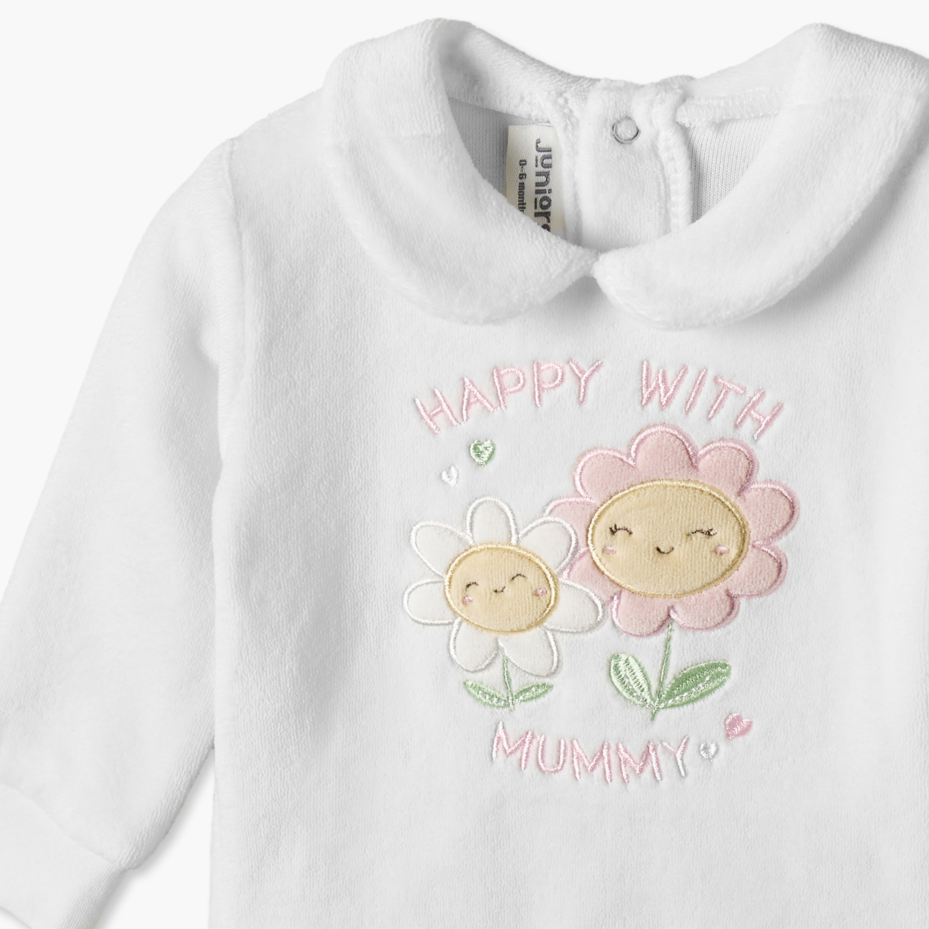 Juniors Collared Long Sleeves Pyjama Set with Floral Embroidery-baby-girls-clothing-winterwear-pyjamasets-image-7