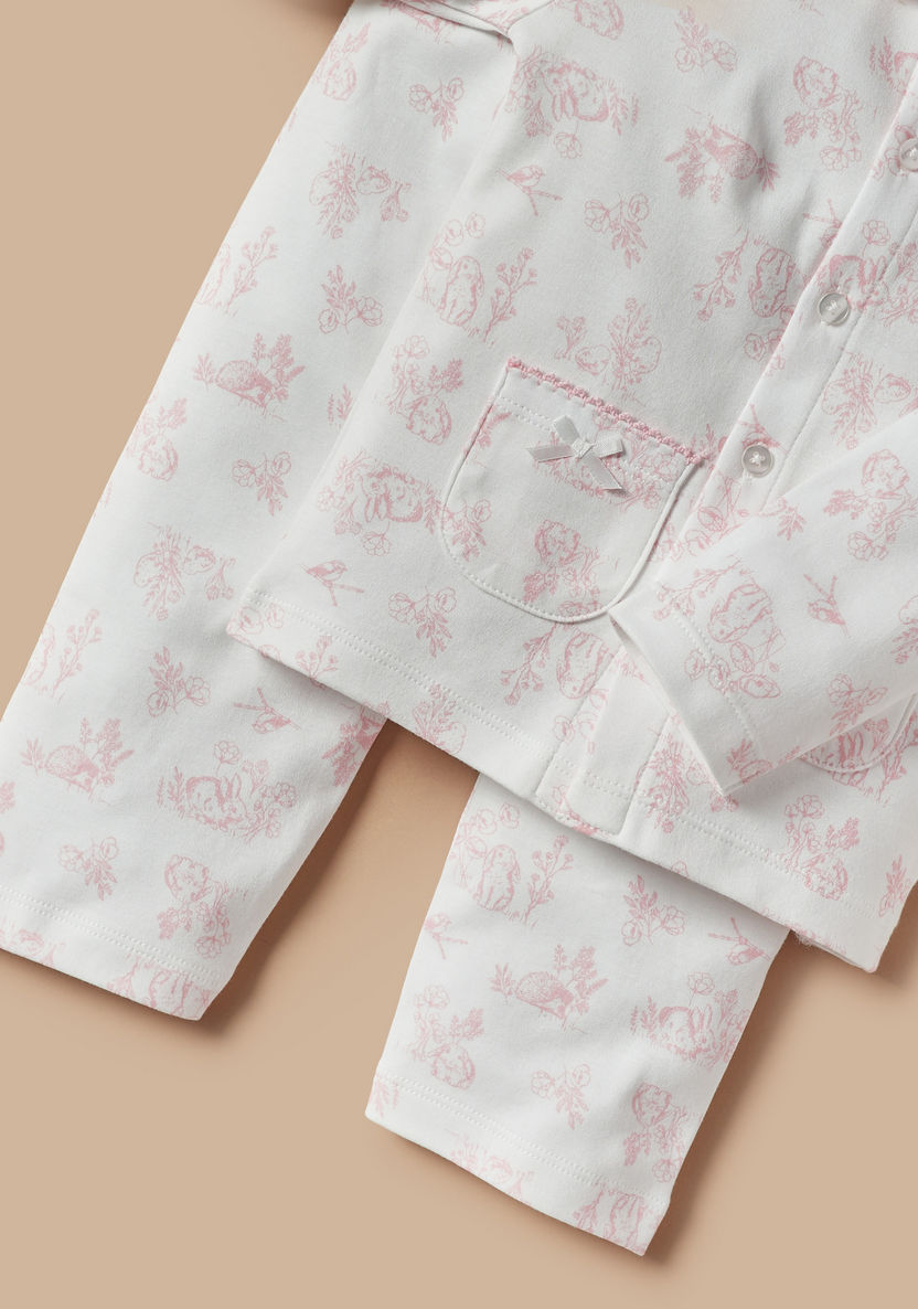 Giggles All-Over Print Shirt and Pyjama Set-Pyjama Sets-image-4