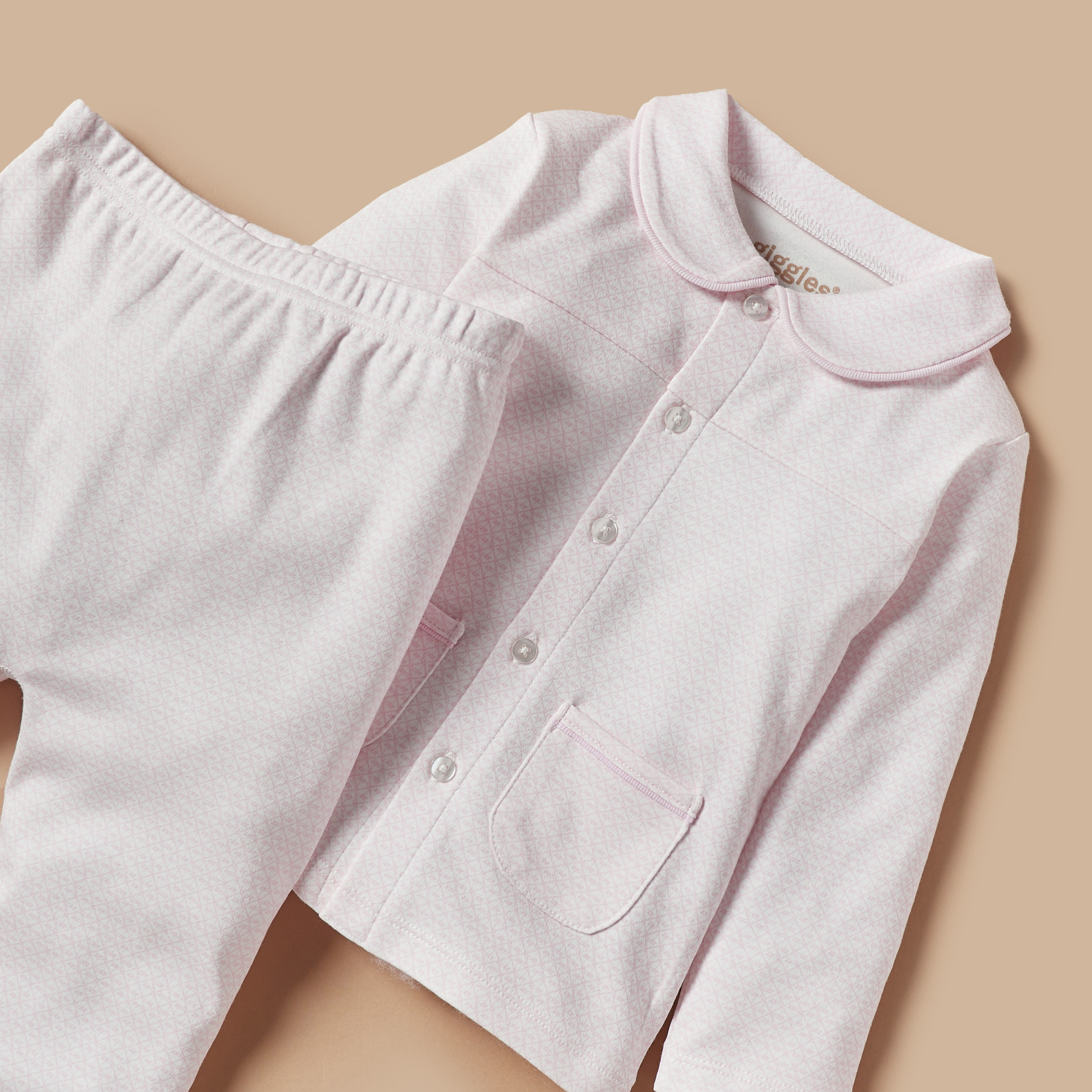 طقم بنطلون بيجاما وقميص بطبعات من جيجلز-baby-girls-clothing-nightwear-pyjamasets-image-4