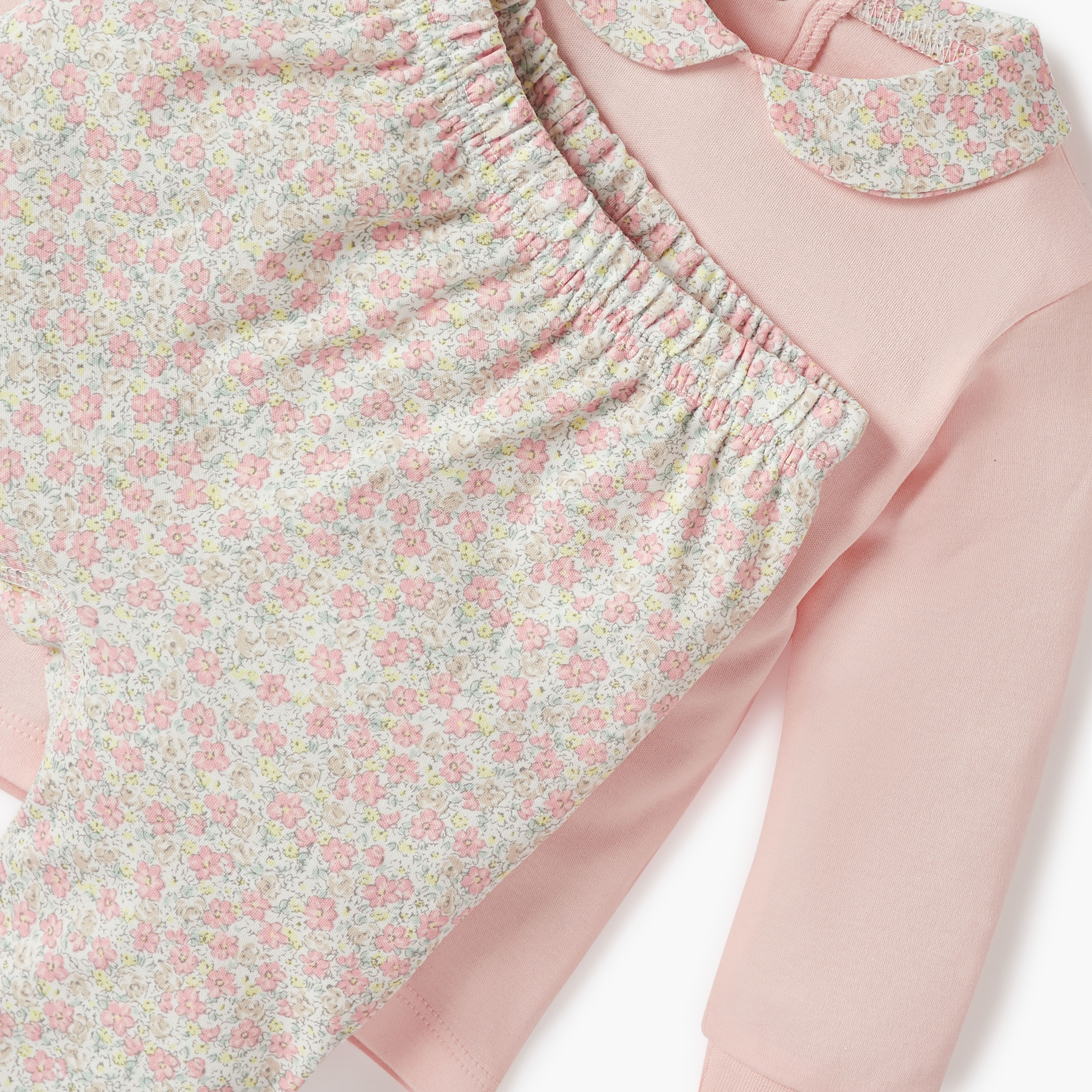 طقم تيشيرت بزخارف وبنطلون بيجاما من جيجلز-baby-girls-clothing-nightwear-pyjamasets-image-5