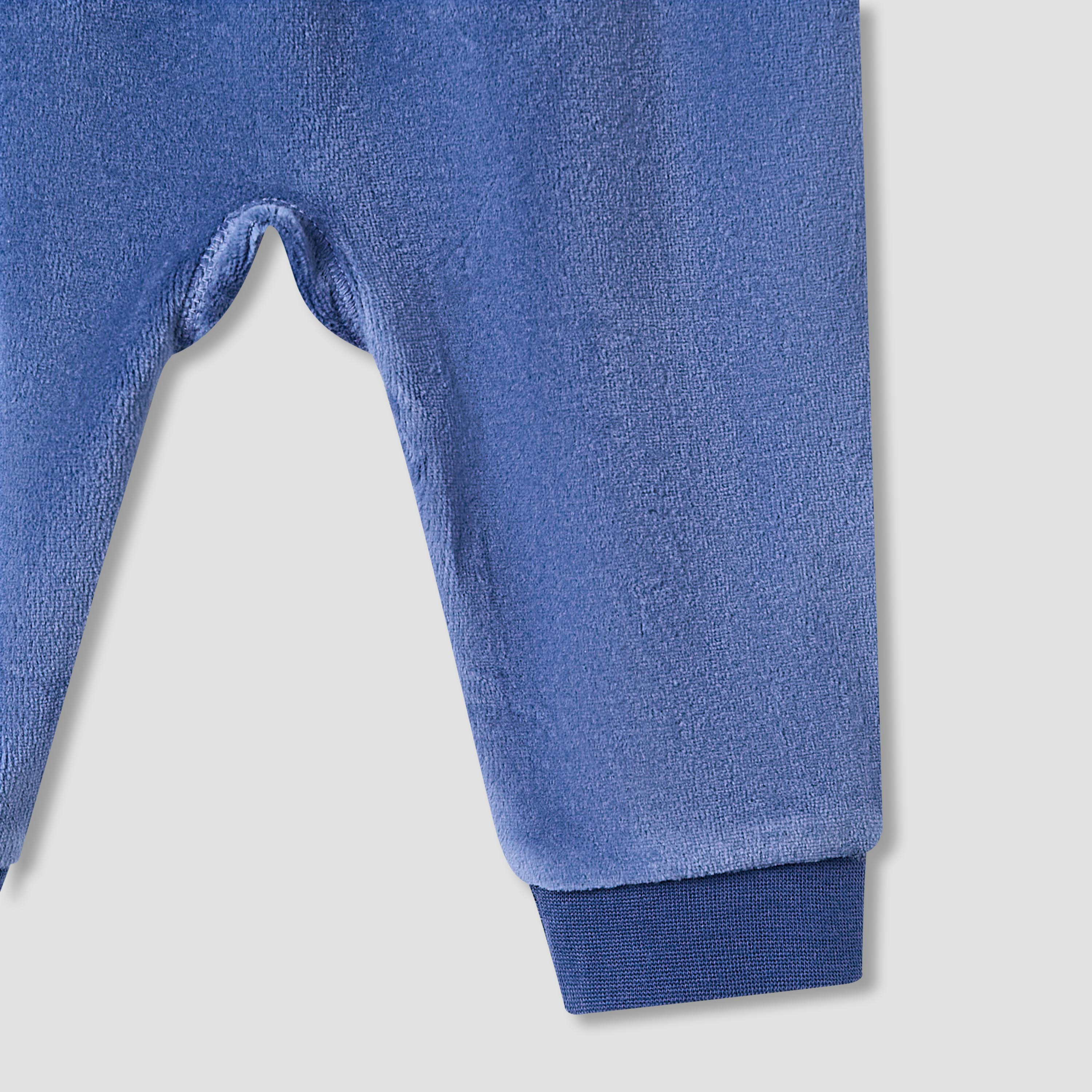 طقم بنطلون بيجاما وتيشيرت قطيفة بتطريز دب من جونيورز-baby-boys-clothing-nightwear-pyjamasets-image-7