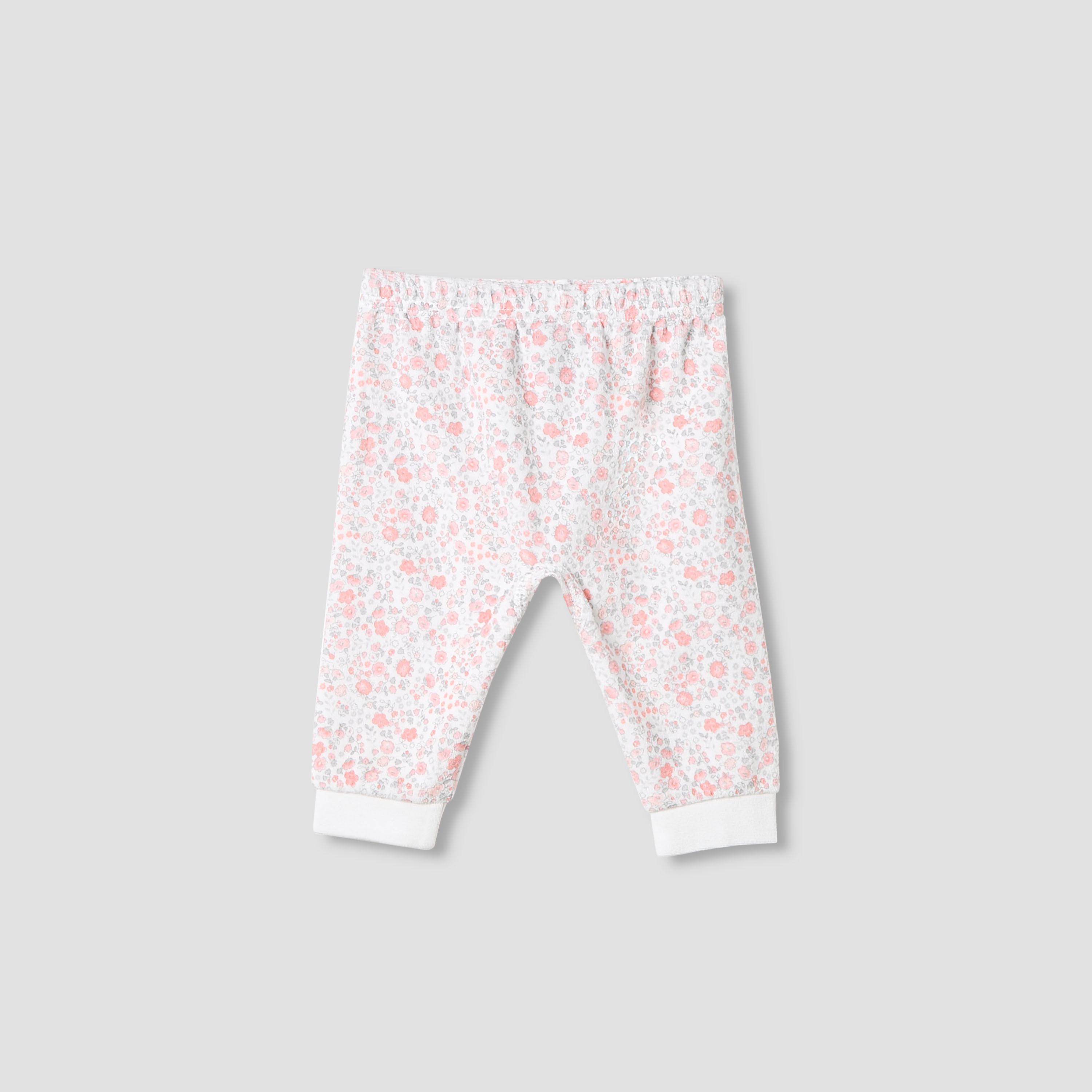 طقم بنطلون بيجاما وتيشيرت قطيفة بطبعات أرنب من جونيورز-baby-girls-clothing-nightwear-pyjamasets-image-3