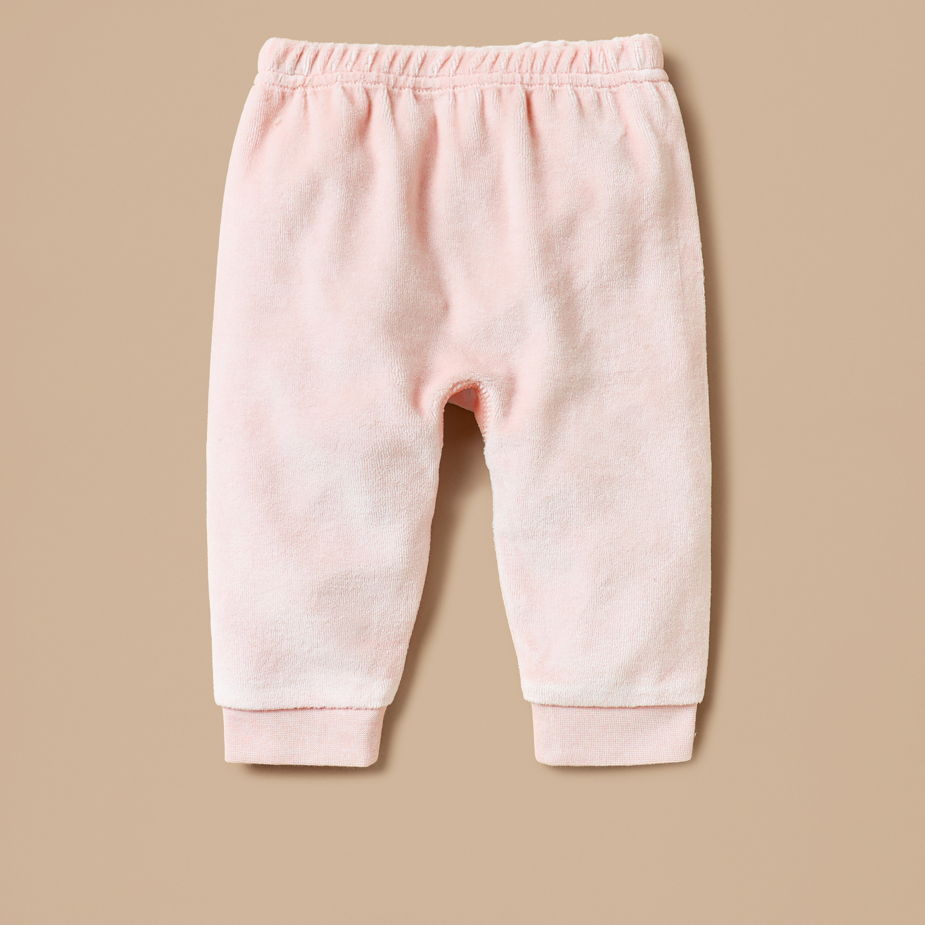 Giggles Lace Accent Velour Top and Pyjama Set-baby-girls-clothing-nightwear-pyjamasets-image-3