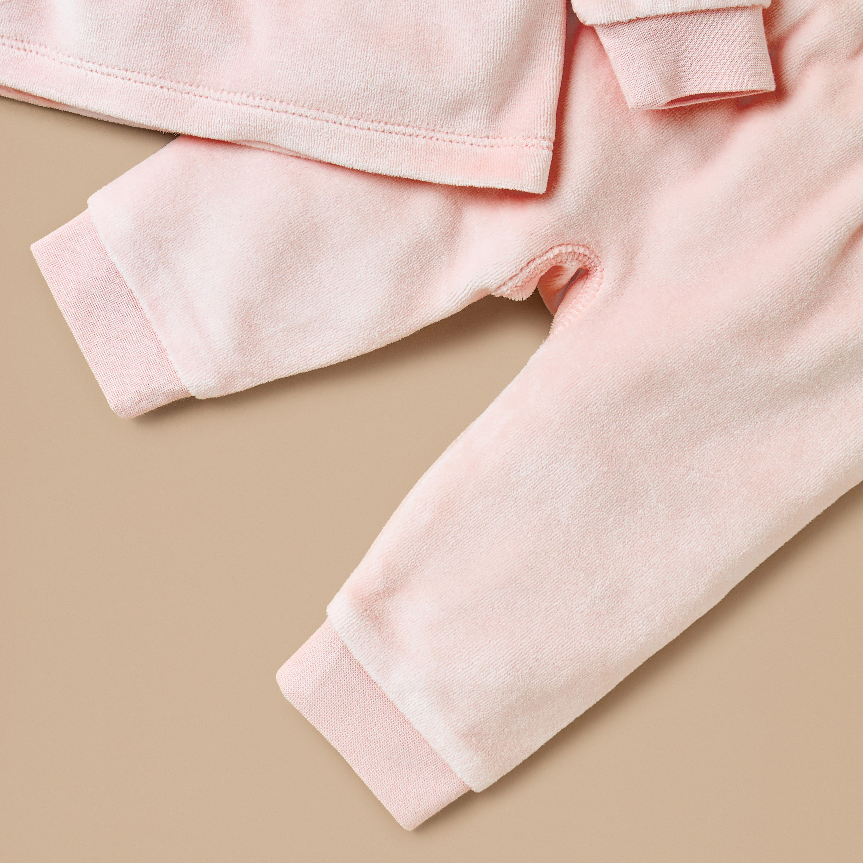 Giggles Lace Accent Velour Top and Pyjama Set-baby-girls-clothing-nightwear-pyjamasets-image-5