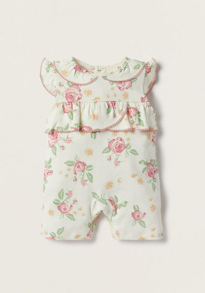 Juniors All-Over Floral Print Romper with Ruffles-Rompers%2C Dungarees and Jumpsuits-image-0