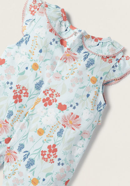 Juniors All-Over Botanical Print Romper with Ruffles-Rompers%2C Dungarees and Jumpsuits-image-2