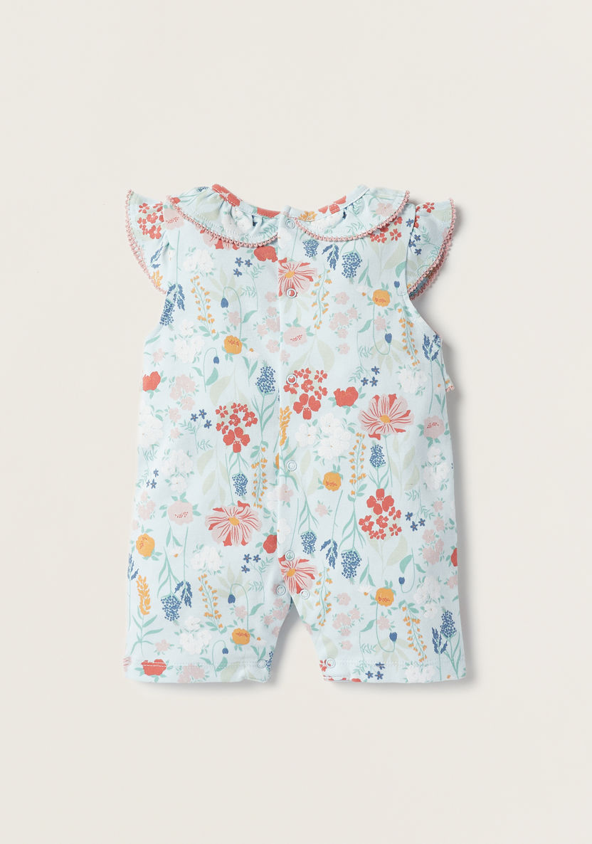 Juniors All-Over Botanical Print Romper with Ruffles-Rompers, Dungarees & Jumpsuits-image-3