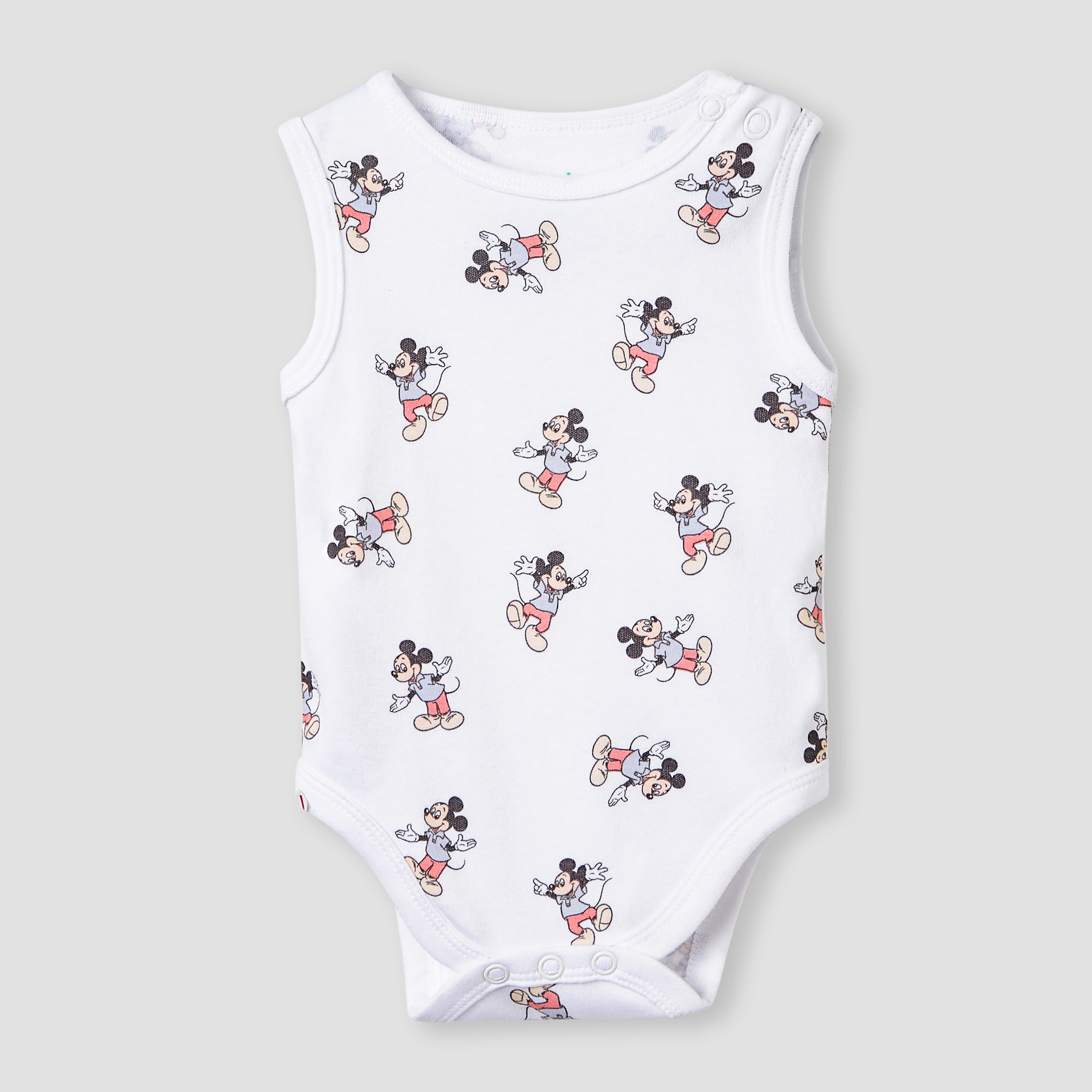 بودي سوت دون أكمام بطبعات ميكي ماوس من ديزني - طقم من 3 قطع-baby-boys-clothing-multipacks-image-3