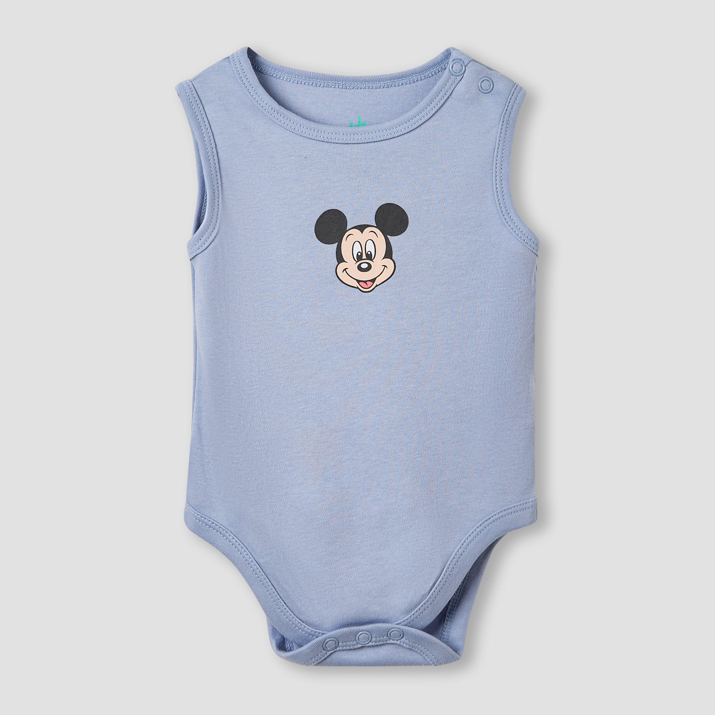 بودي سوت دون أكمام بطبعات ميكي ماوس من ديزني - طقم من 3 قطع-baby-boys-clothing-multipacks-image-4