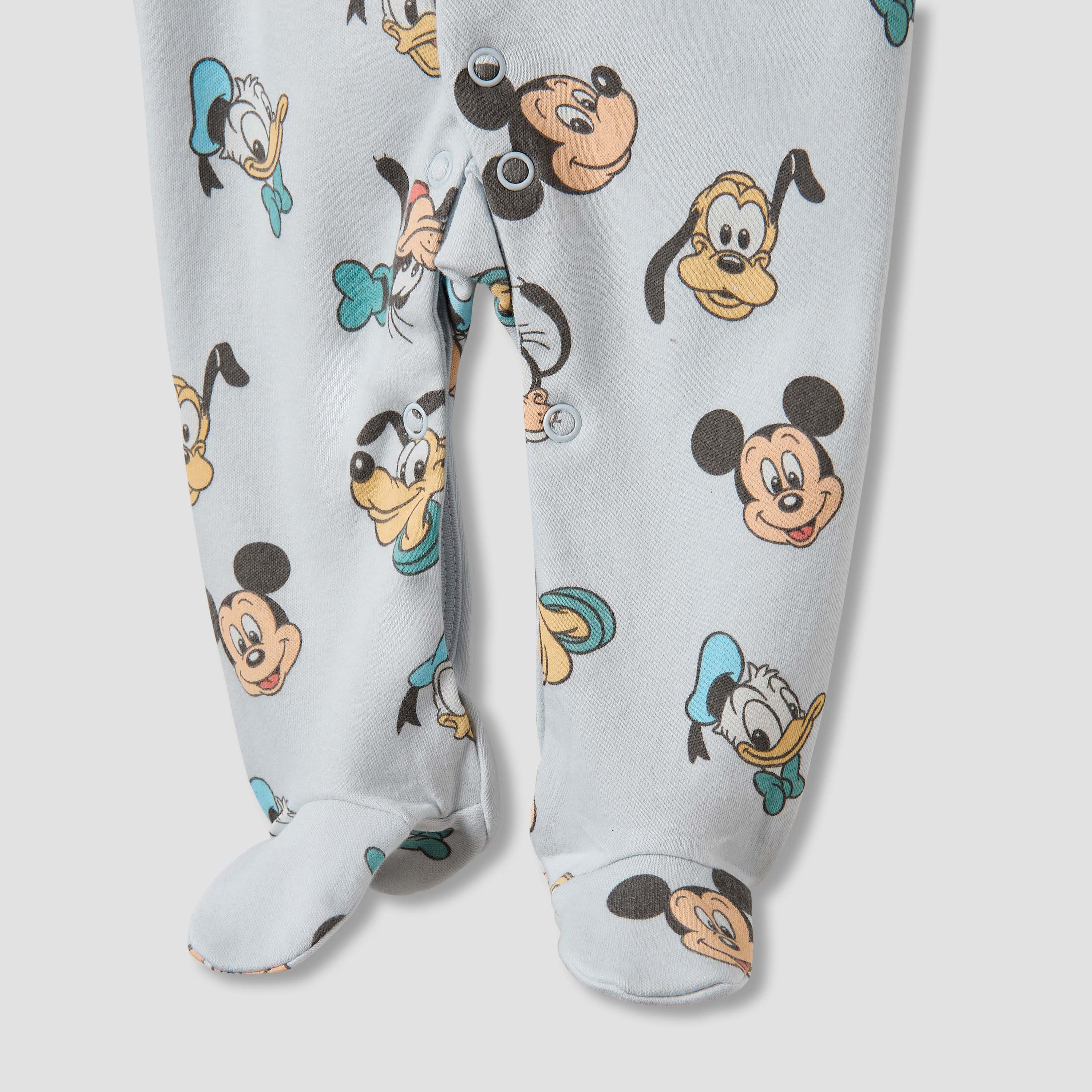 Disney Mickey Mouse and Friends Print Sleepsuit - Set of 2-baby-boys-clothing-nightwear-sleepsuits-image-5