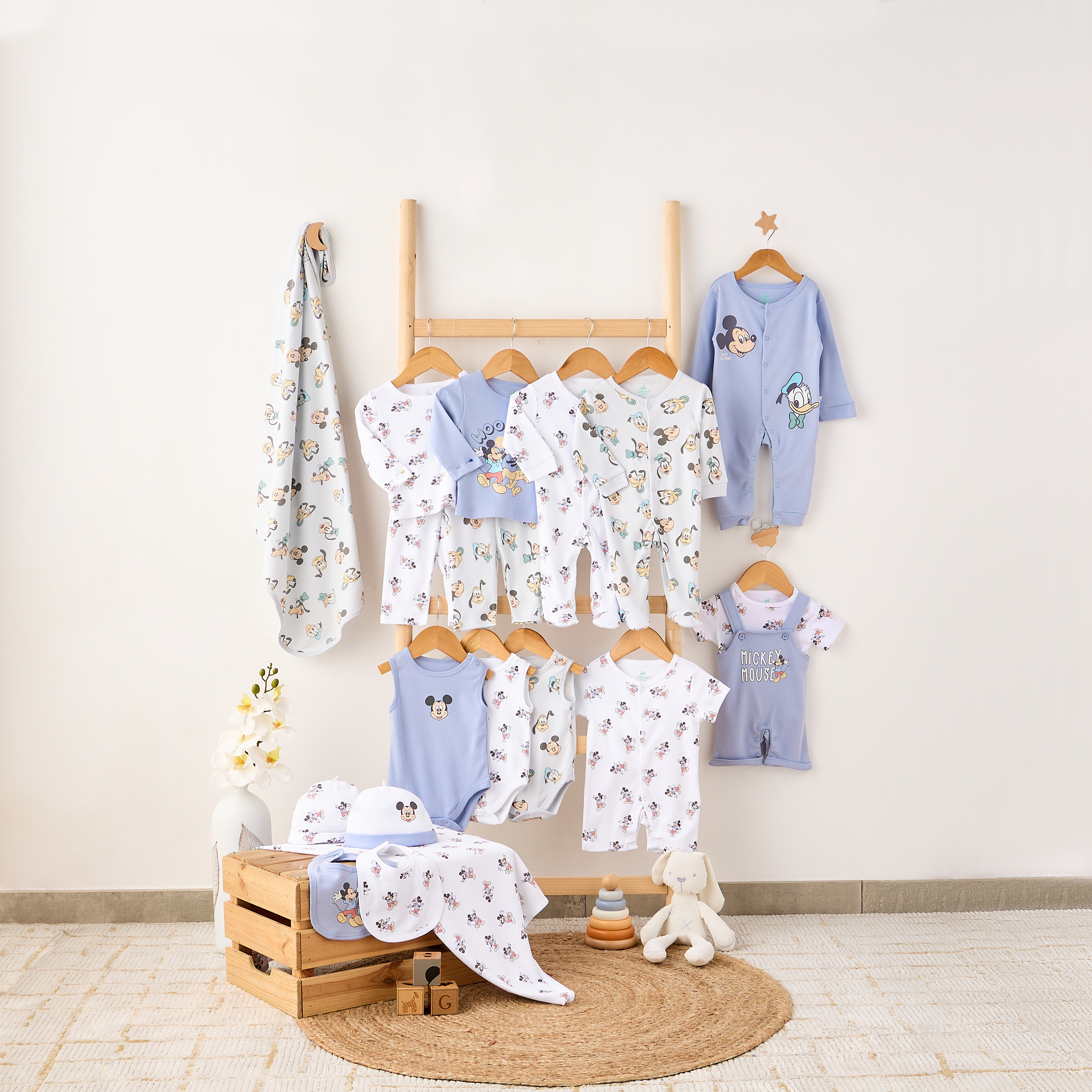 Disney Mickey Mouse and Friends Print Sleepsuit - Set of 2-baby-boys-clothing-nightwear-sleepsuits-image-6