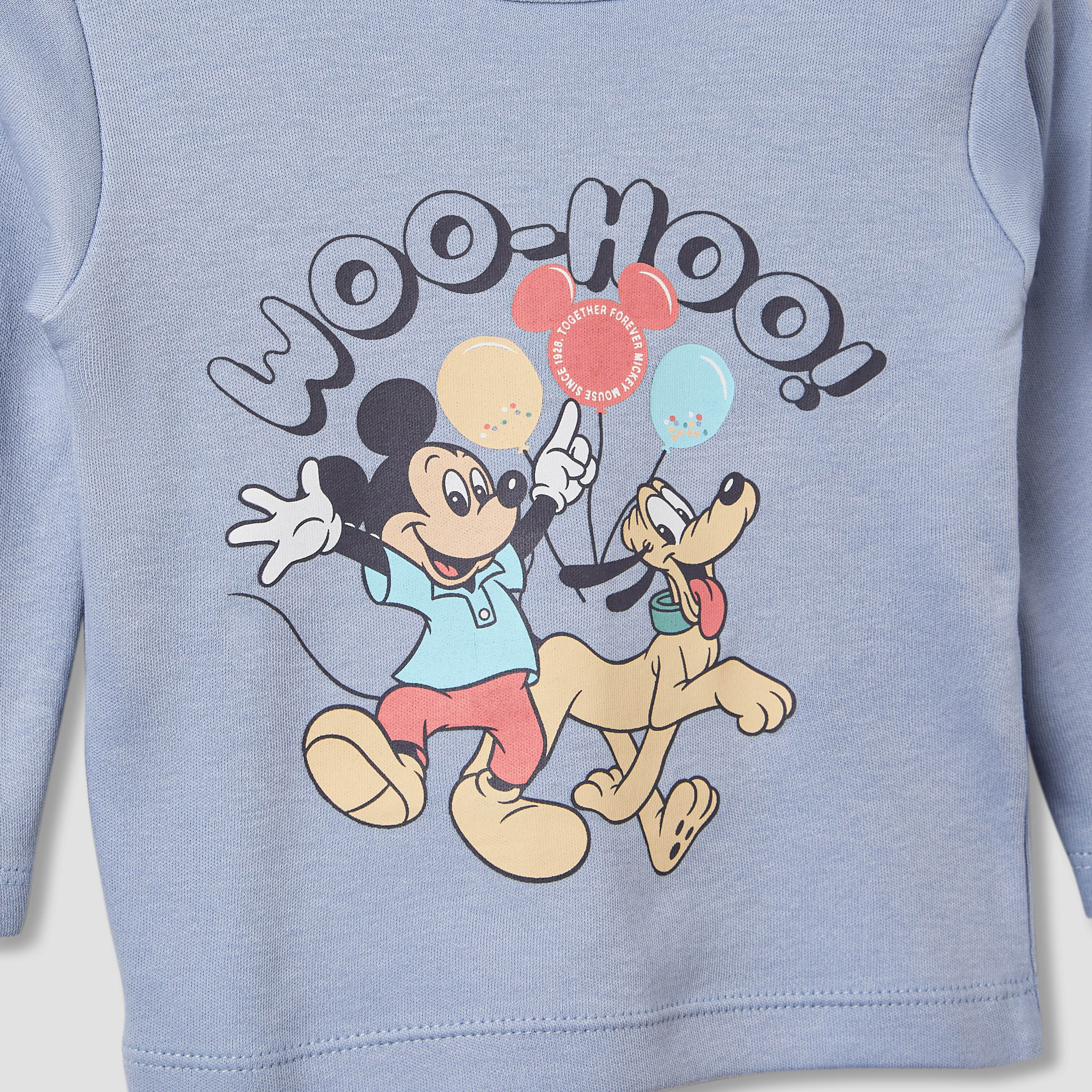 Disney Mickey Mouse and Goofy Print T-shirt and Pyjama - Set of 2-baby-boys-clothing-nightwear-pyjamasets-image-7