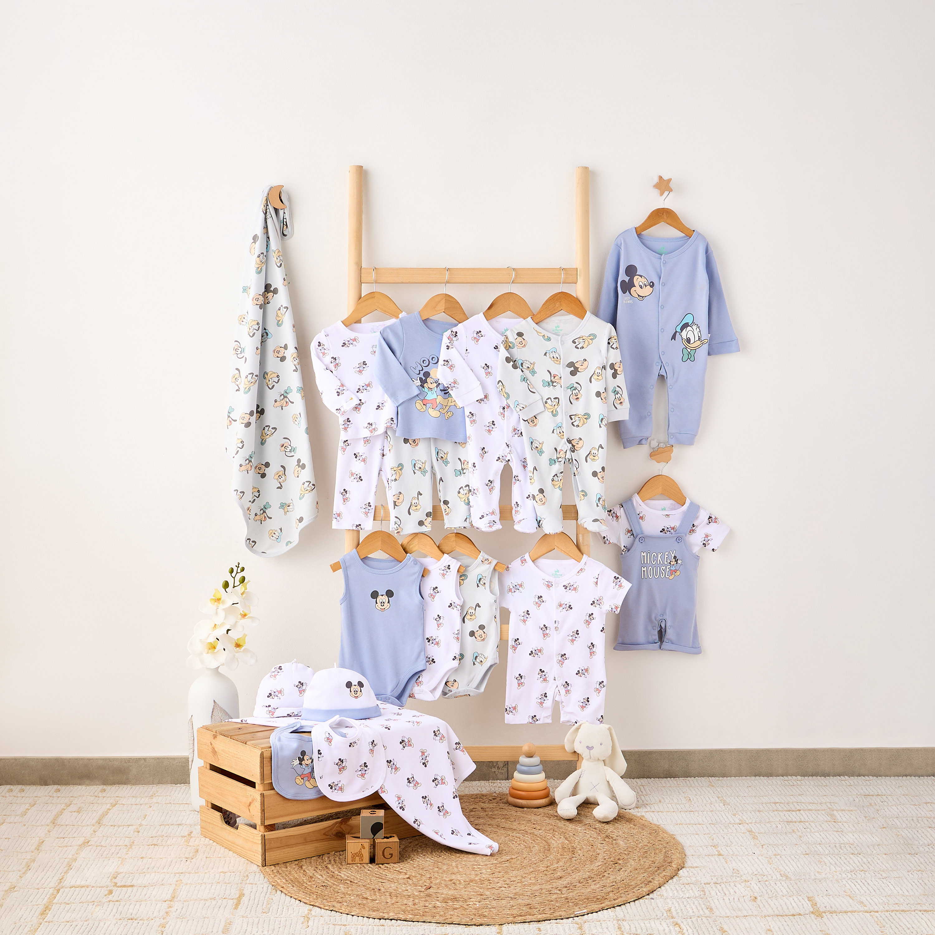 Disney Mickey Mouse and Goofy Print T-shirt and Pyjama - Set of 2-baby-boys-clothing-nightwear-pyjamasets-image-9