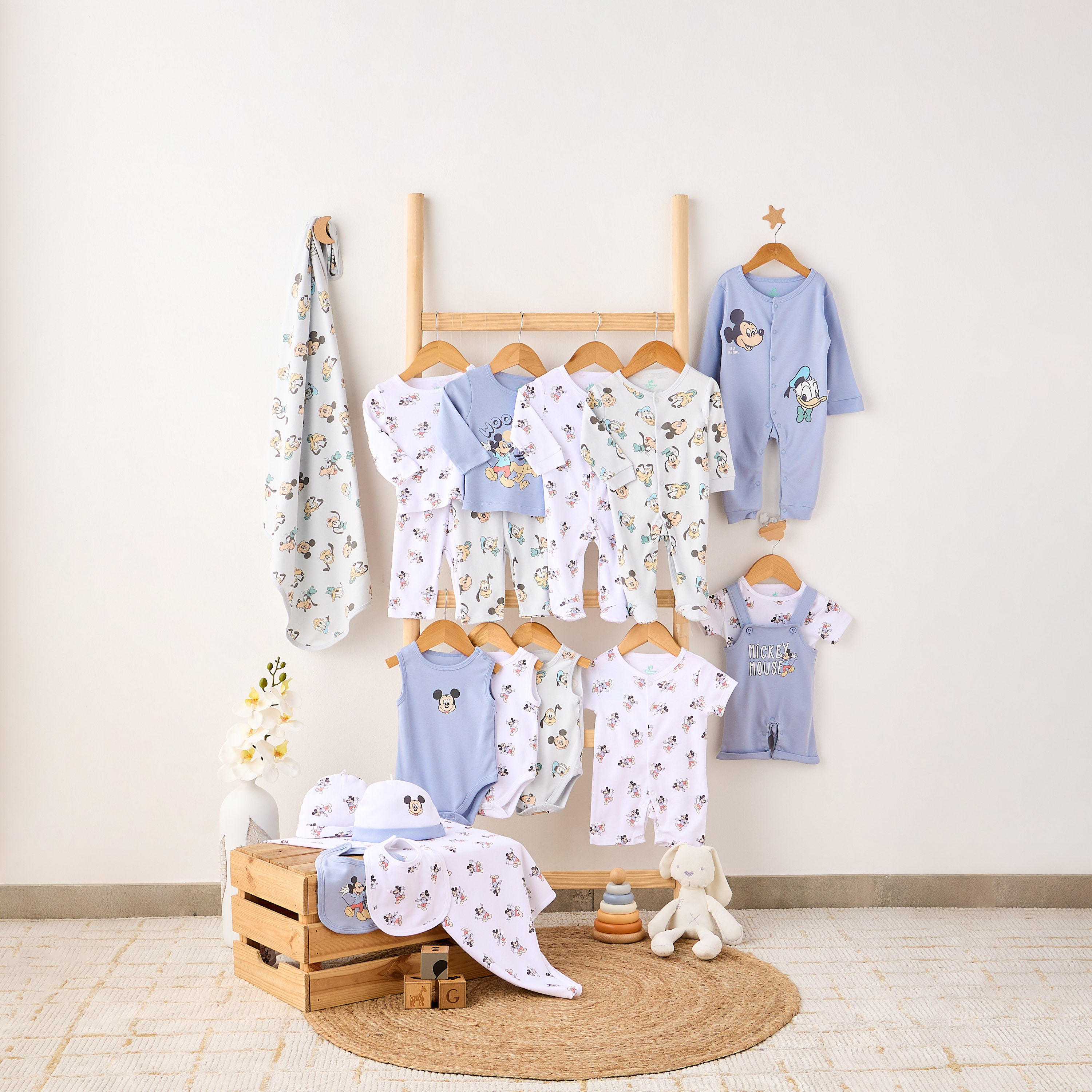 قبعة بيني بطبعات ميكي ماوس من ديزني - طقم من قطعتين-baby-boys-accessories-caps-image-7