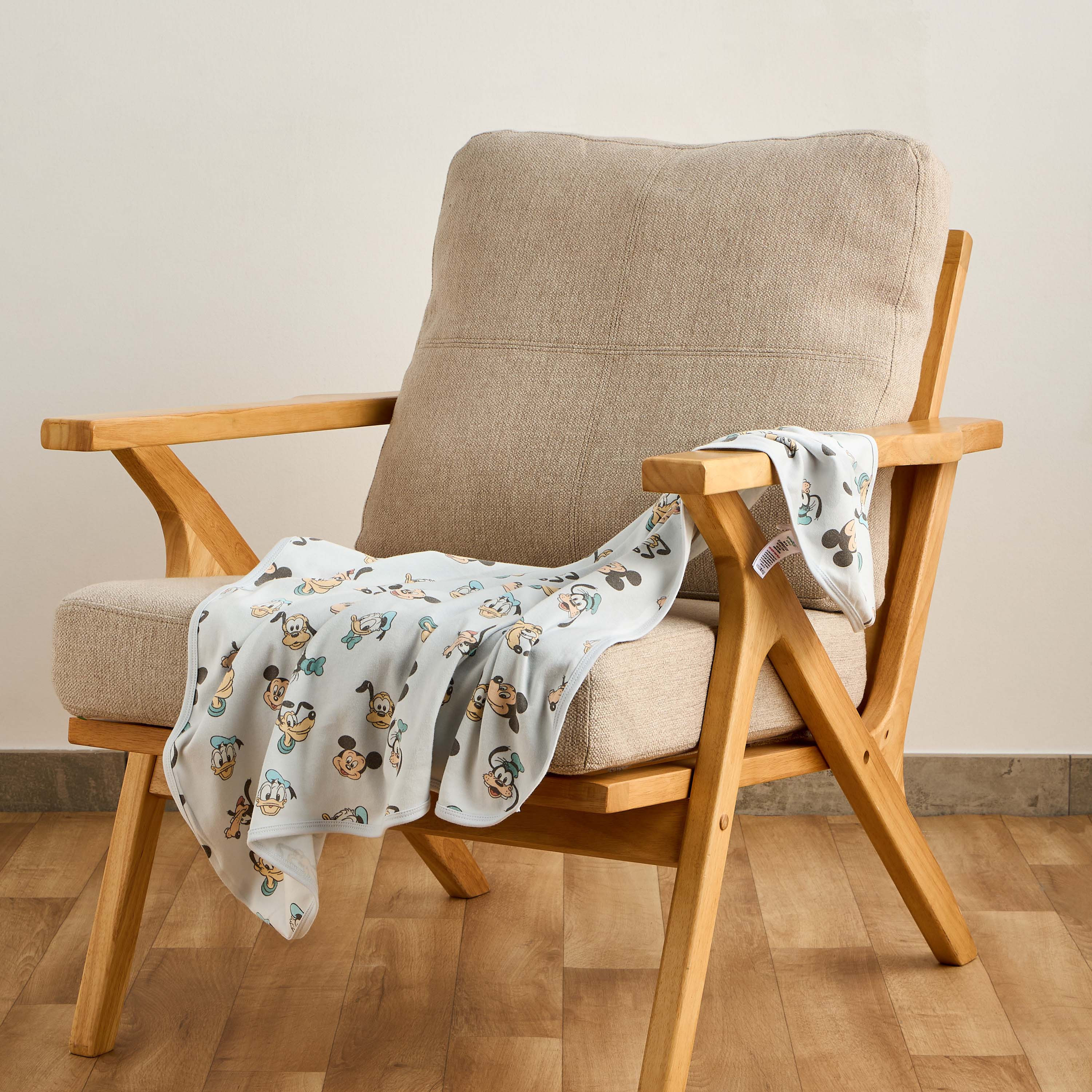 Disney Mickey Mouse Print Receiving Blanket - Set of 2-baby-nursery-blanketsandswaddles-receivingblankets-image-2