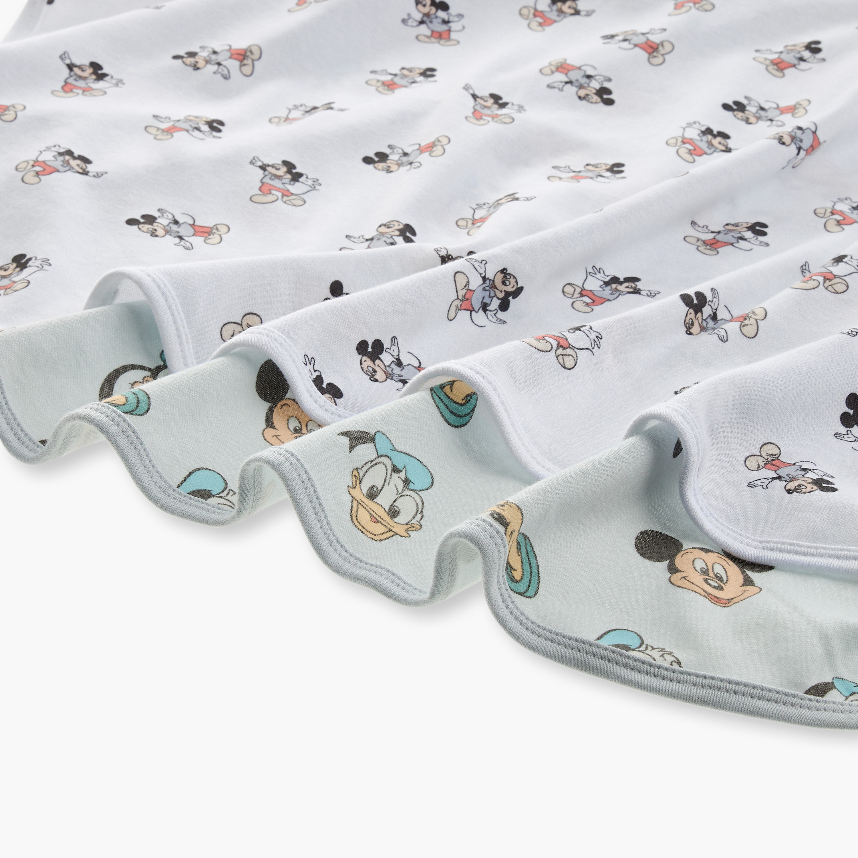 Disney Mickey Mouse Print Receiving Blanket - Set of 2-baby-nursery-blanketsandswaddles-receivingblankets-image-4