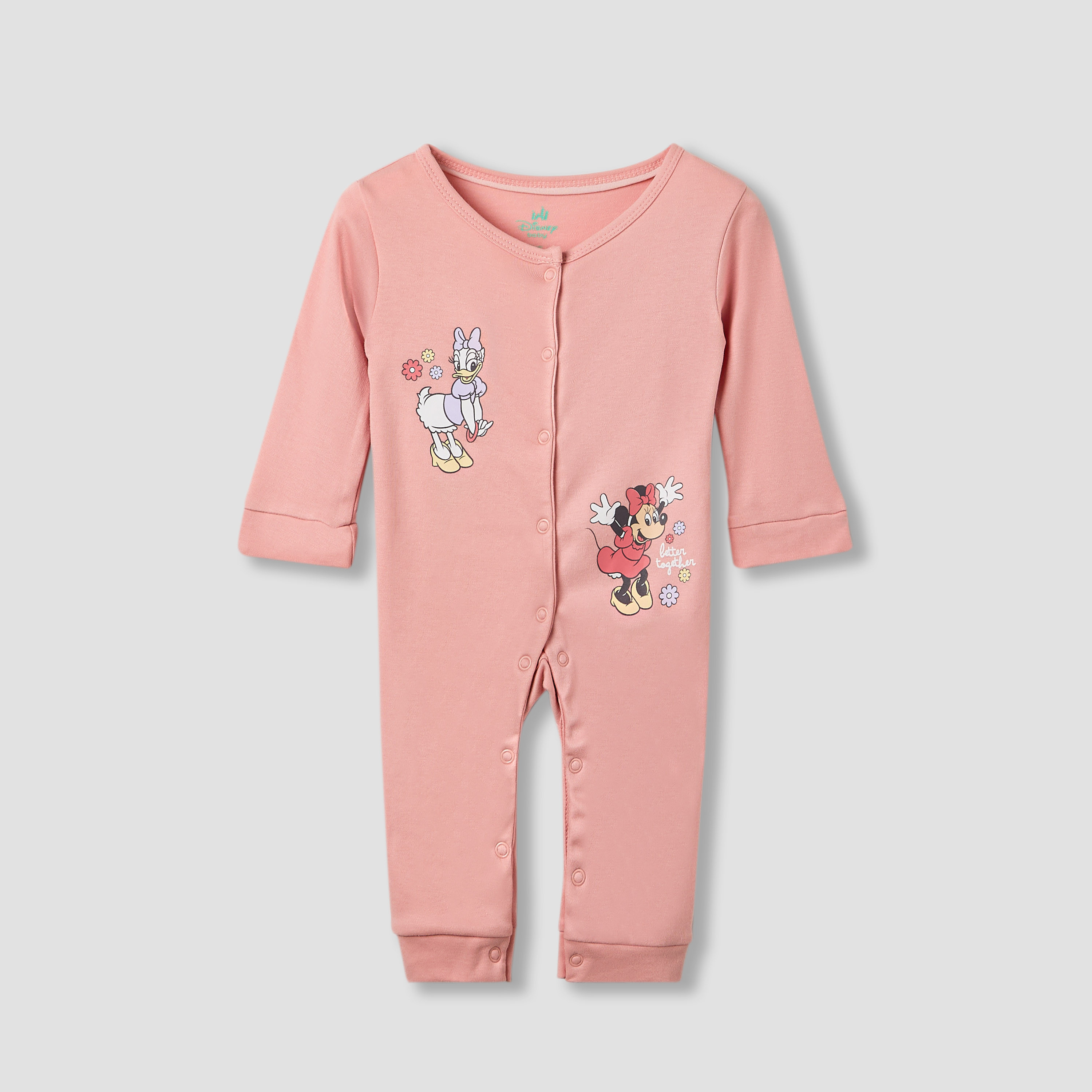 أفرول وبدلة نوم بطبعات ميني ماوس وديزي داك من ديزني-baby-girls-clothing-nightwear-sleepsuits-image-3