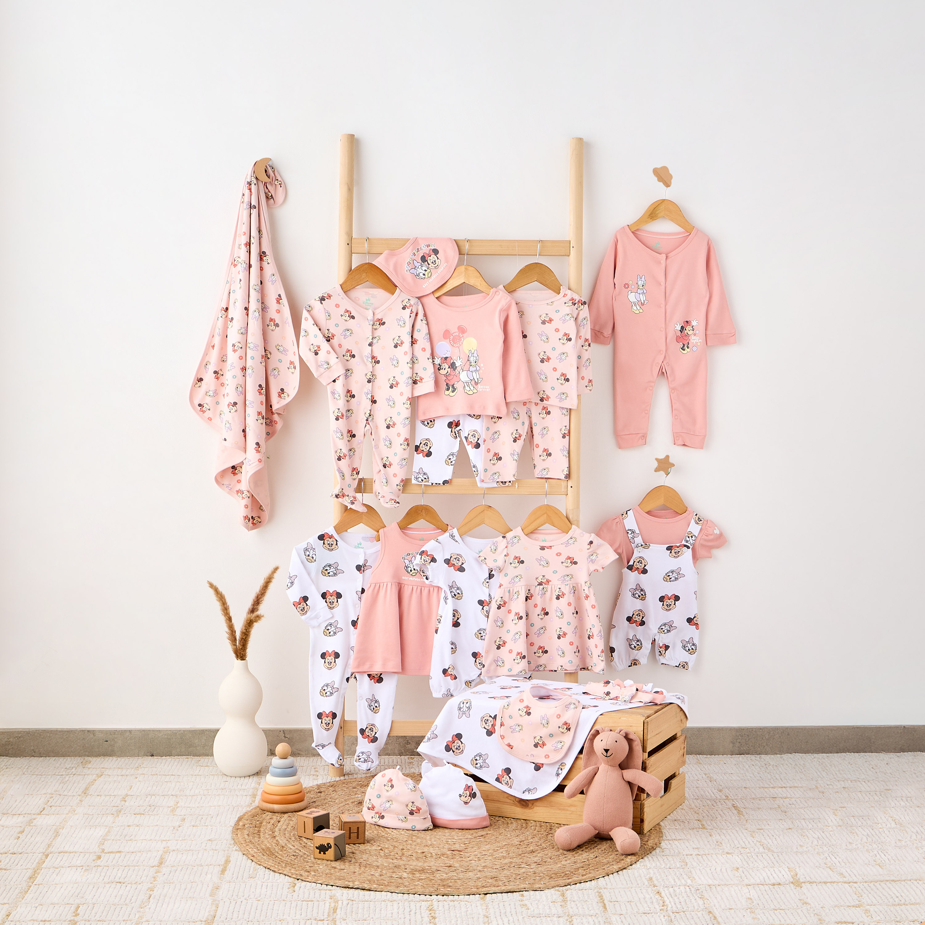 أفرول وبدلة نوم بطبعات ميني ماوس وديزي داك من ديزني-baby-girls-clothing-nightwear-sleepsuits-image-6